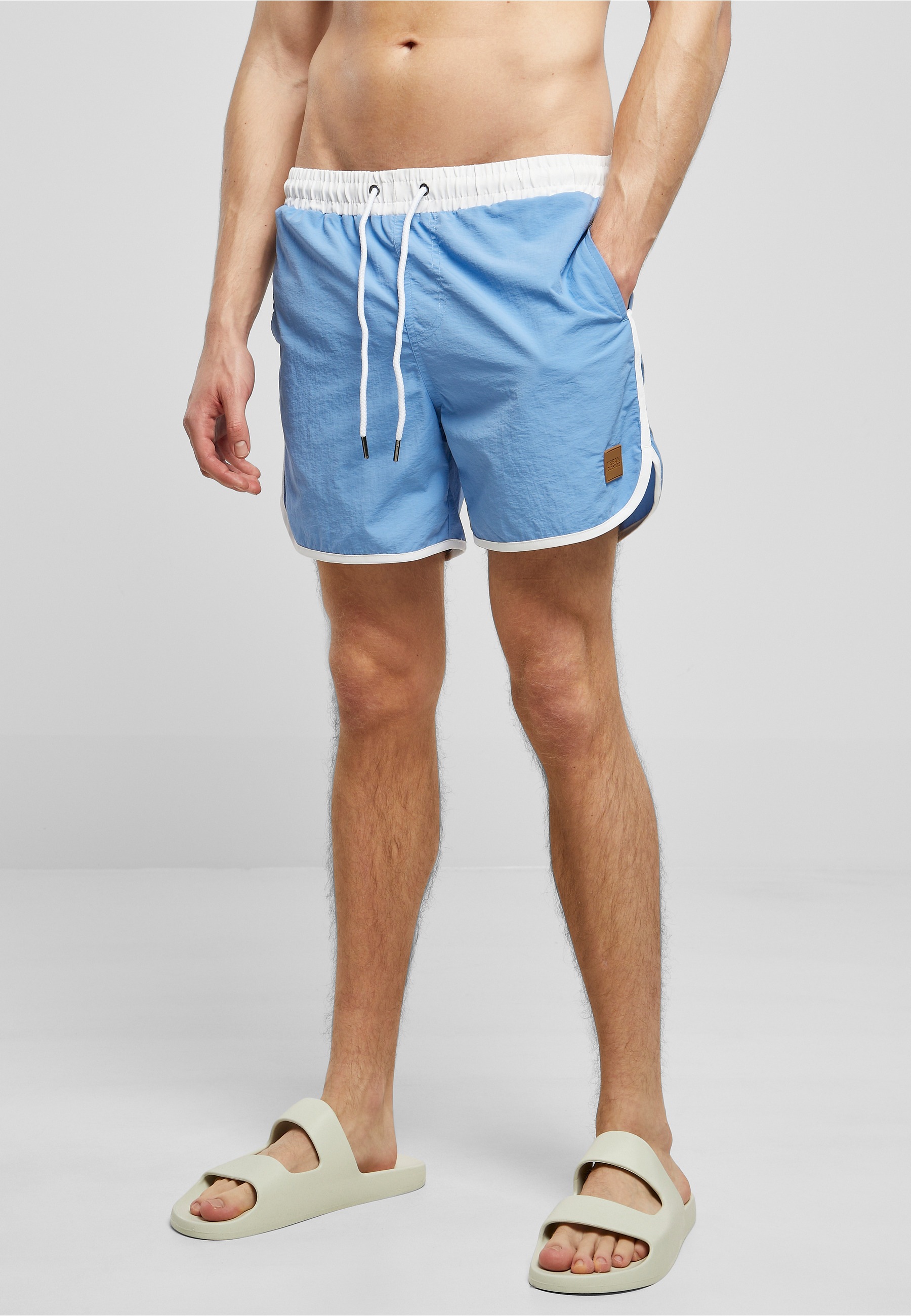 URBAN CLASSICS Badeshorts »Urban Classics Herren Retro Swimshorts«