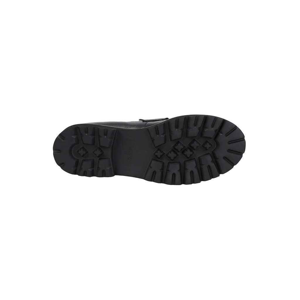 Schuhe Slipper ekonika Slipper, mit massiver Traktorsohle schwarz