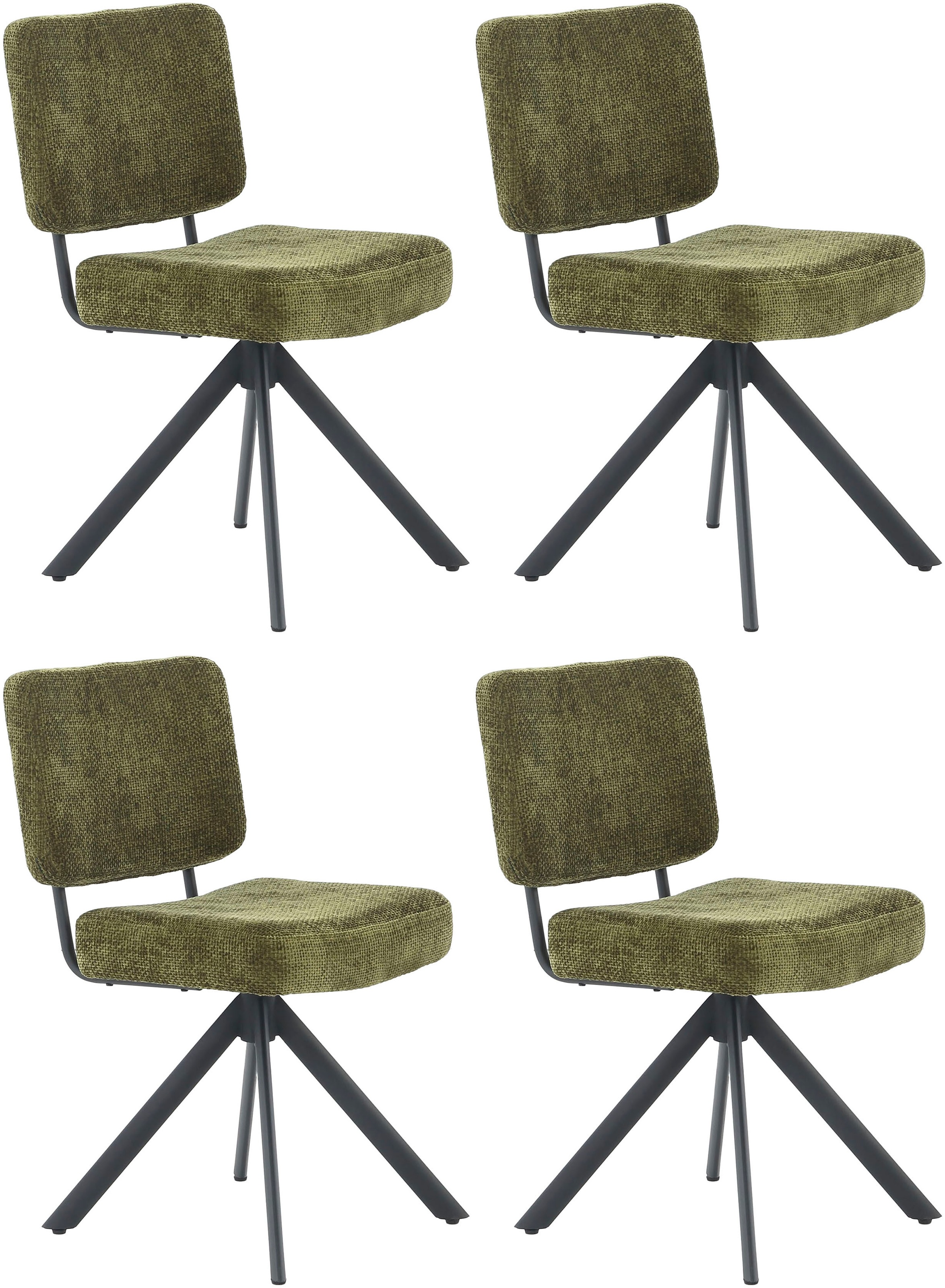 Jockenhöfer Gruppe Drehstuhl "Gloria (Set, 4 St.)" (Set) 4 Chenille Inklusi günstig online kaufen