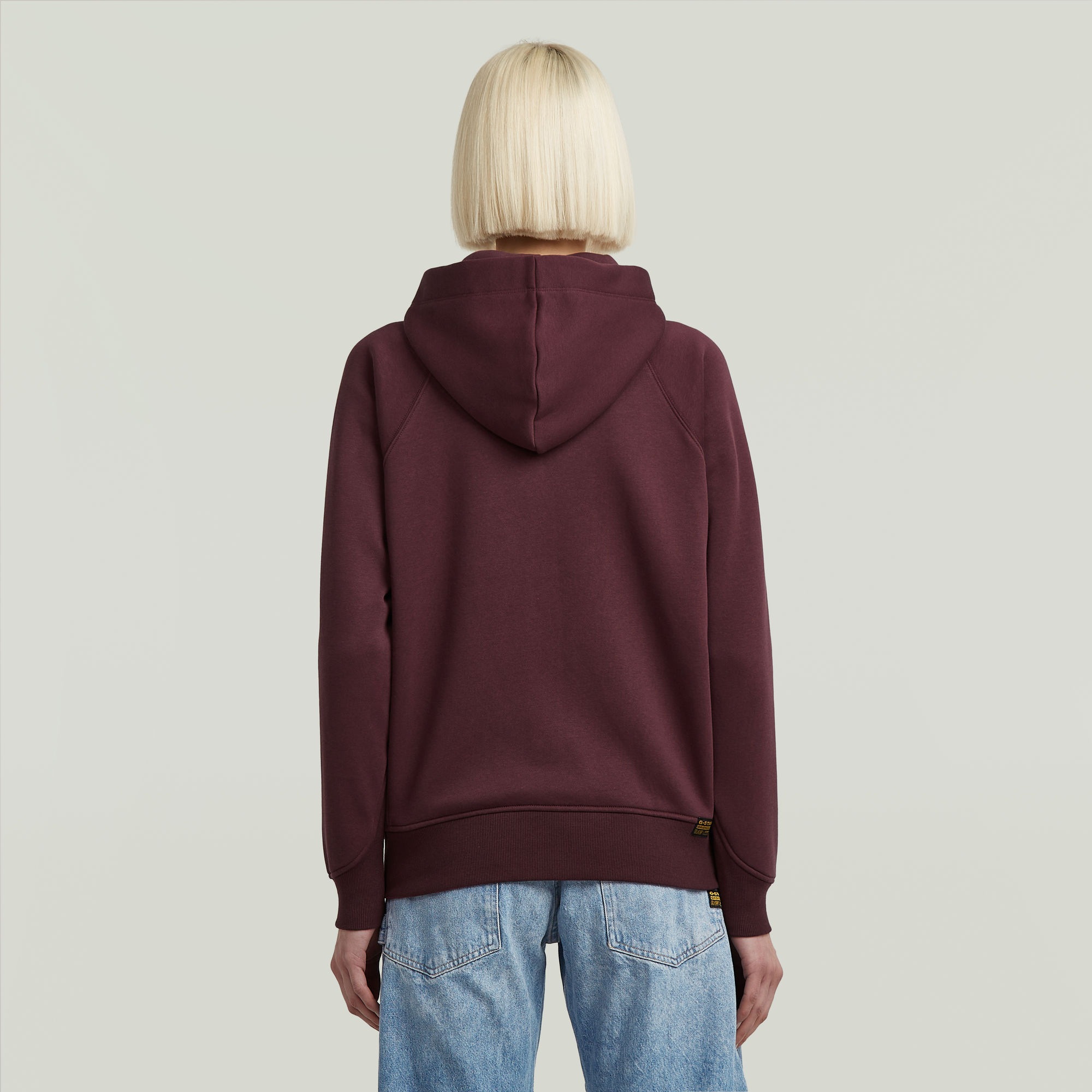 G-STAR "Premium core 2.1 hdd zip thru" mit tonaler Logostickerei günstig online kaufen