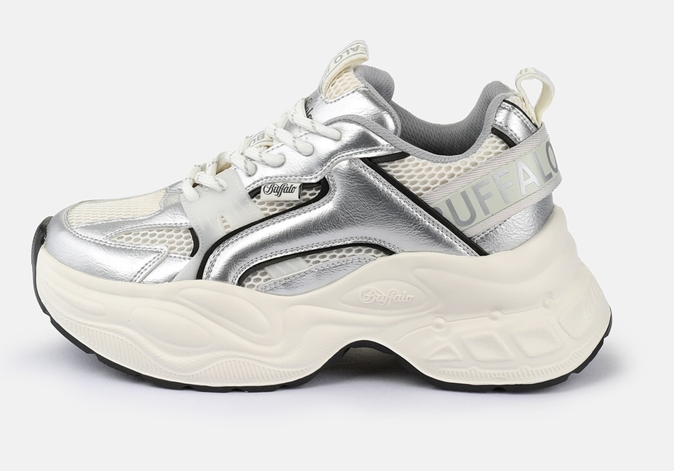 Buffalo Plateausneaker »Yuno one«  Halbschuh, Schnürschuh, Retro-Sneaker mit Memory Foam Innensohle