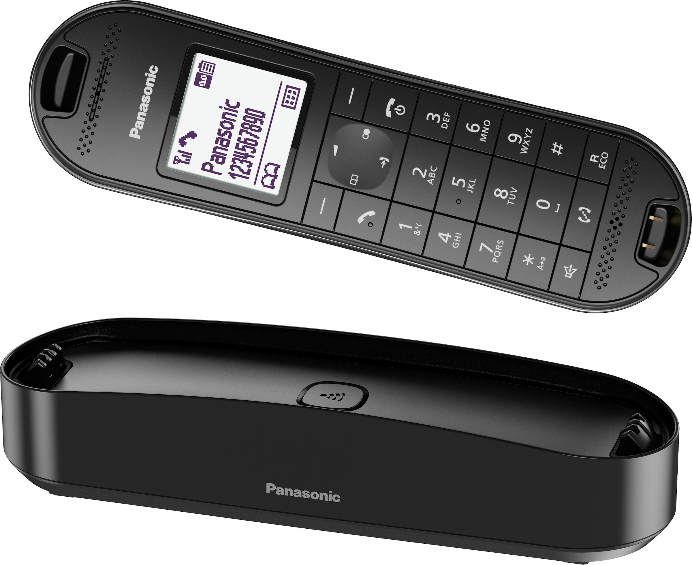 Panasonic Schnurloses DECT-Telefon »KX-TGK320«, (Mobilteile: 1), Anrufbeantworter, Weckfunktion, Freisprechen