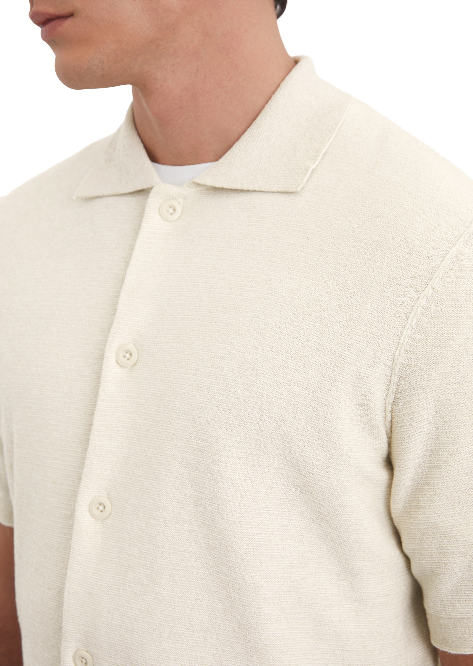 Marc O'Polo 3/4 Arm-Pullover »mit flauschiger Struktur«