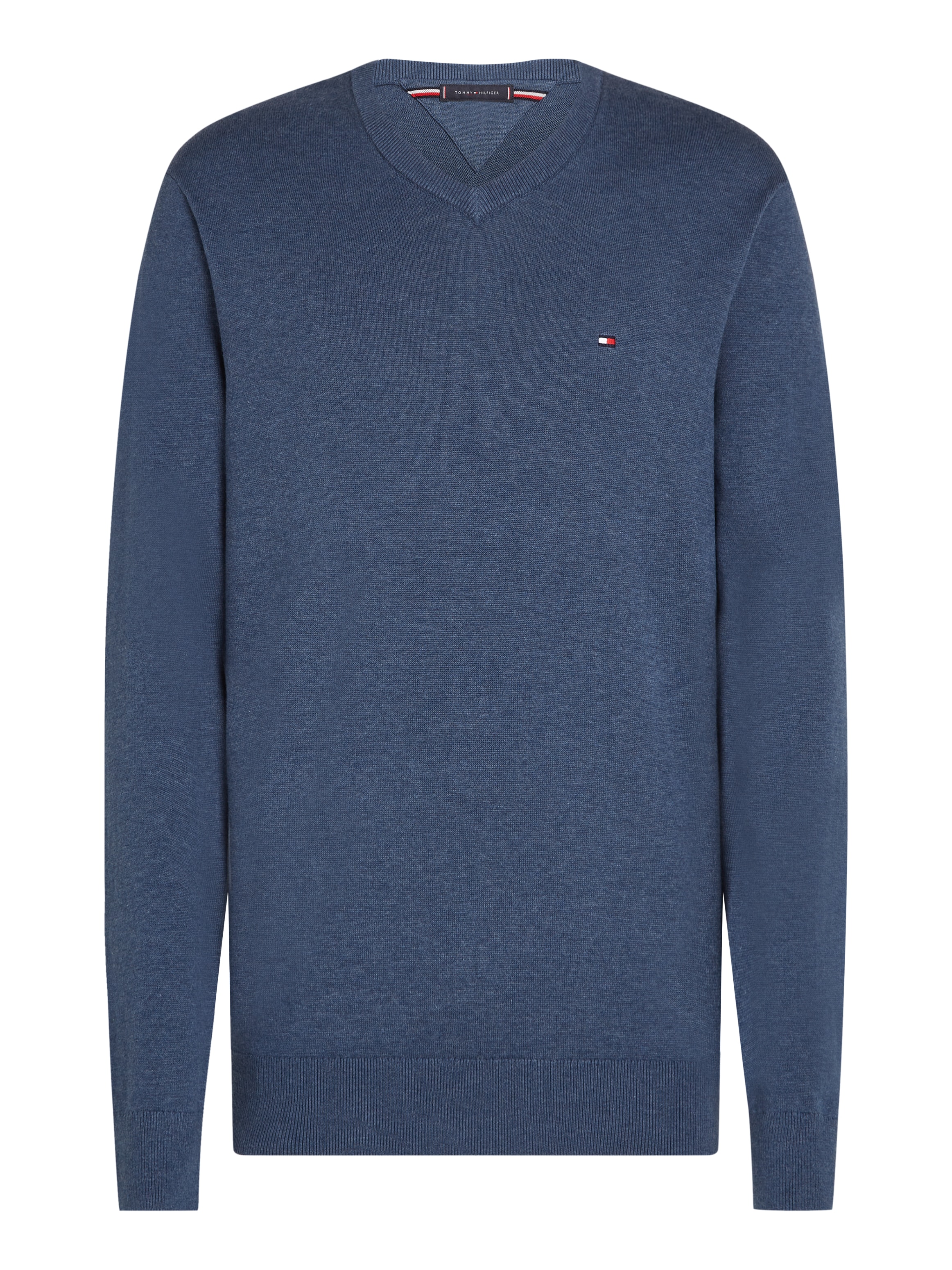 Tommy Hilfiger Strickpullover »ESSENTIAL COTTON V NECK«