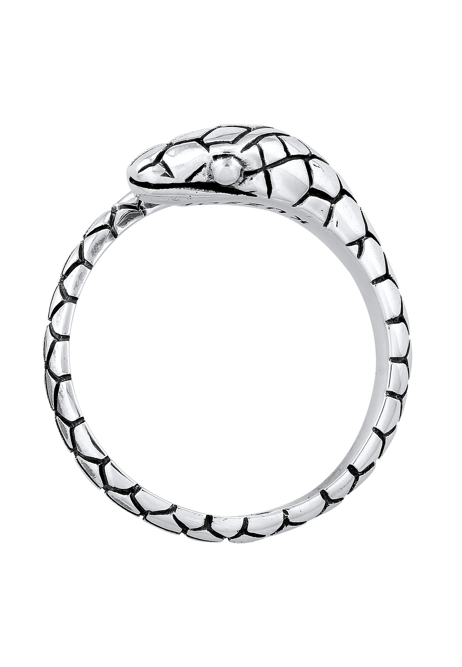 Kuzzoi Silberring »Ring Herren Schlange Kraft 925 Silber«