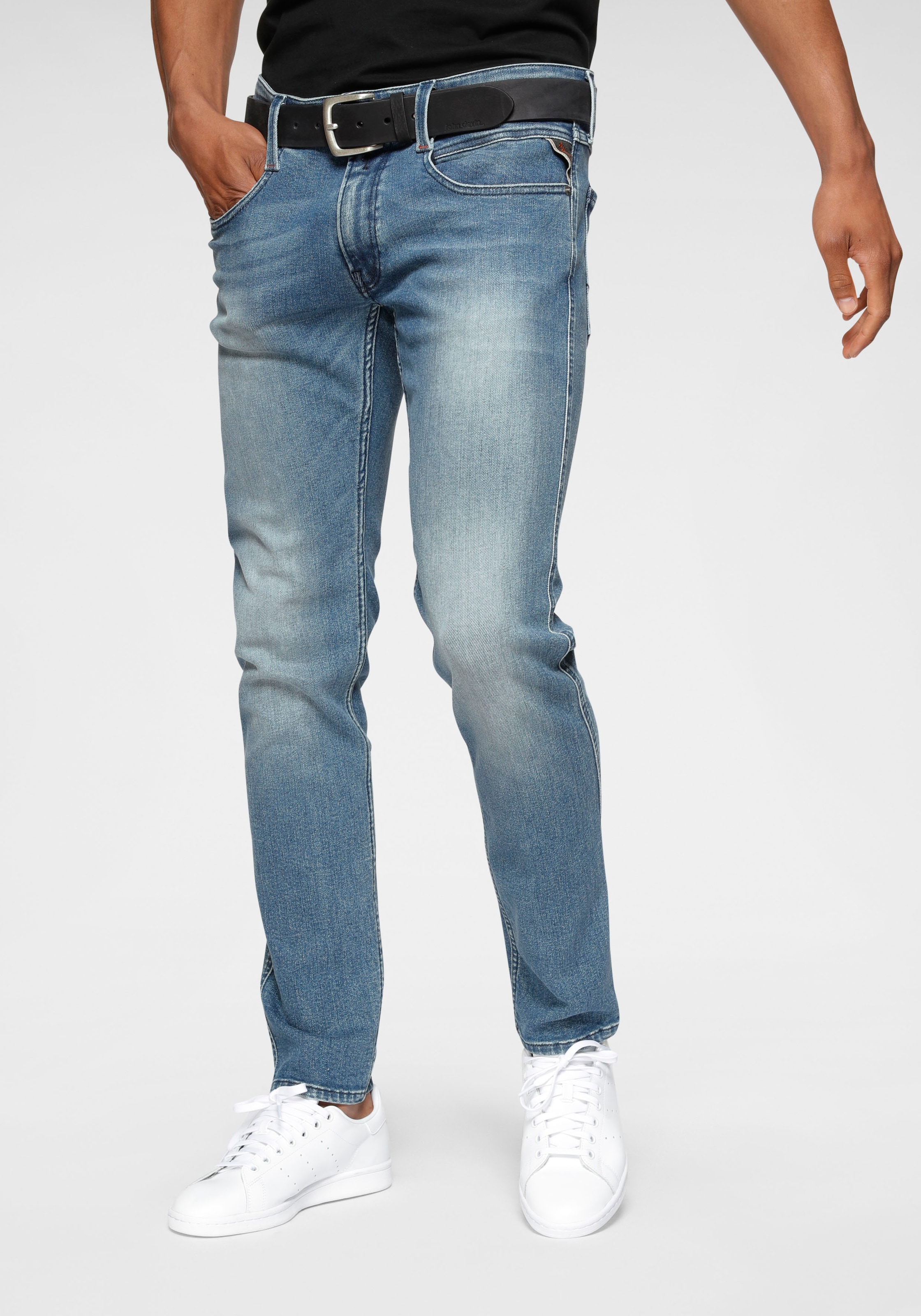 Replay Slim-fit-Jeans "Anbass Superstretch" elastisch günstig online kaufen