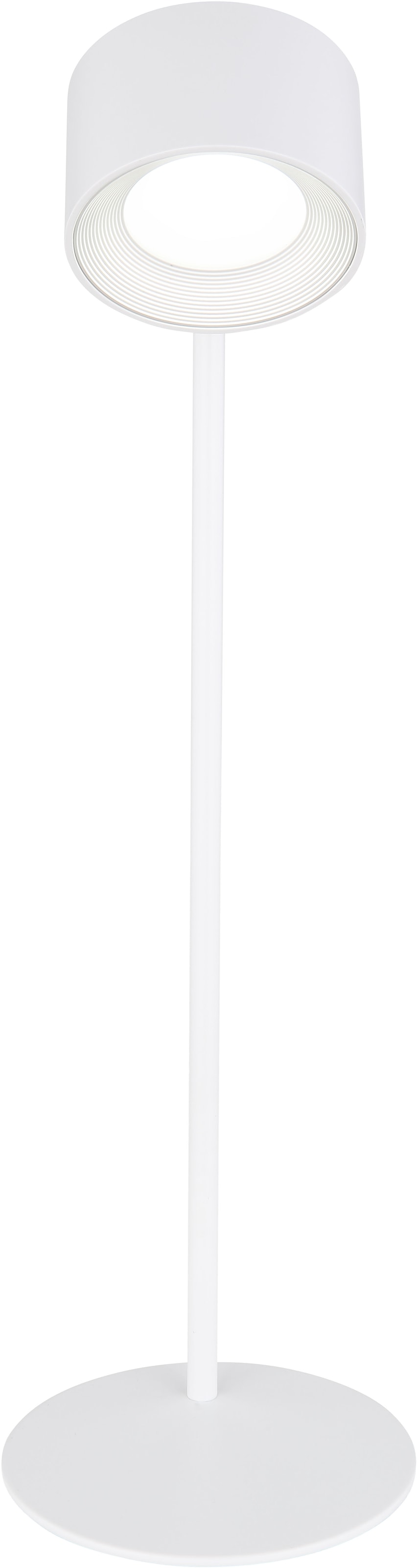 GLOBO LIGHTING LED Tischleuchte »JORJE«, Leuchtmittel LED-Modul | LED fest integriert, Tischlampe/Arbeitszimmer/Bürotischleuchte/weiß/Akku