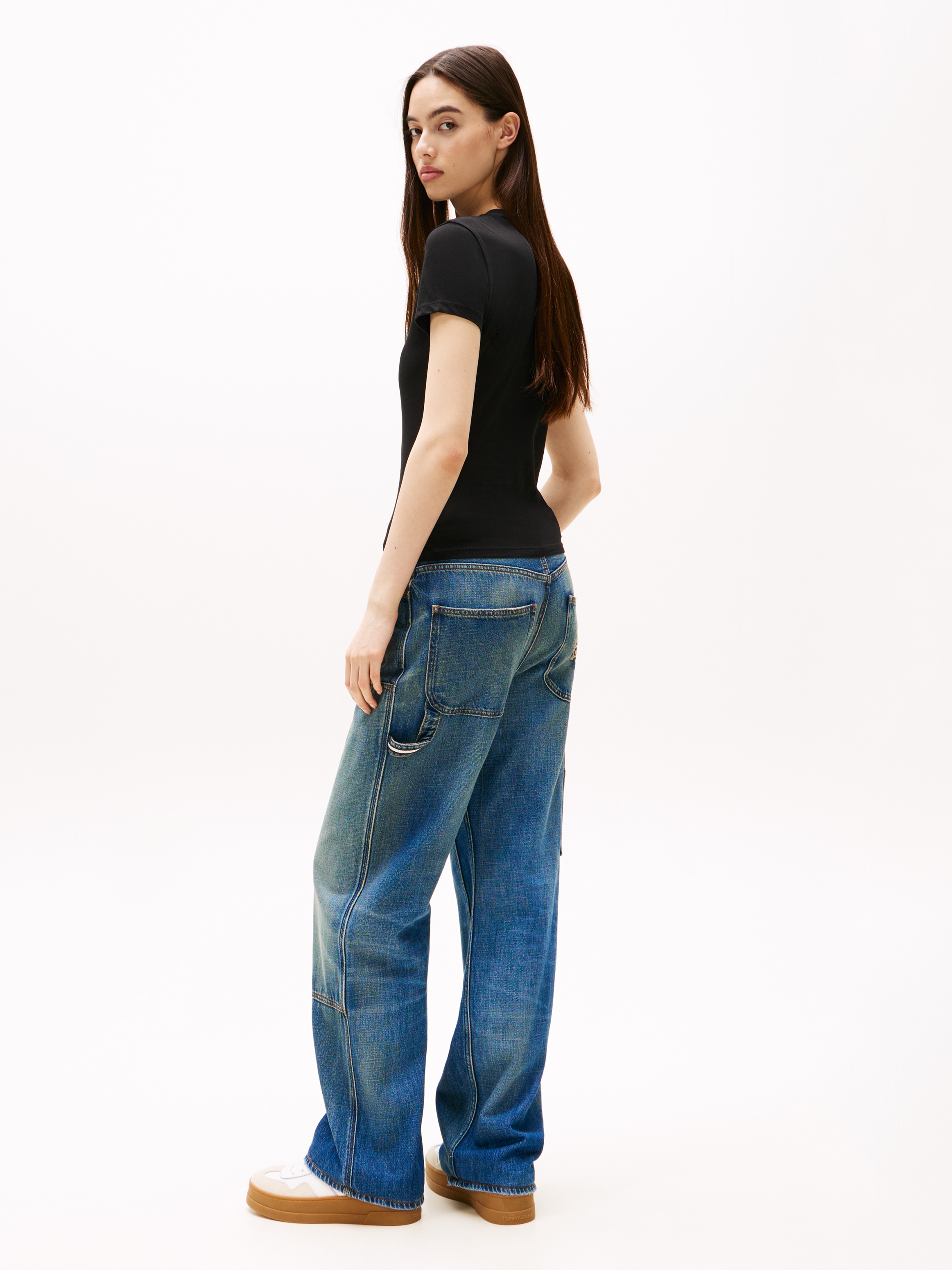 Tommy Jeans Kurzarmshirt »TJW SLIM ESSENTIAL LOGO2 TEE EXT«