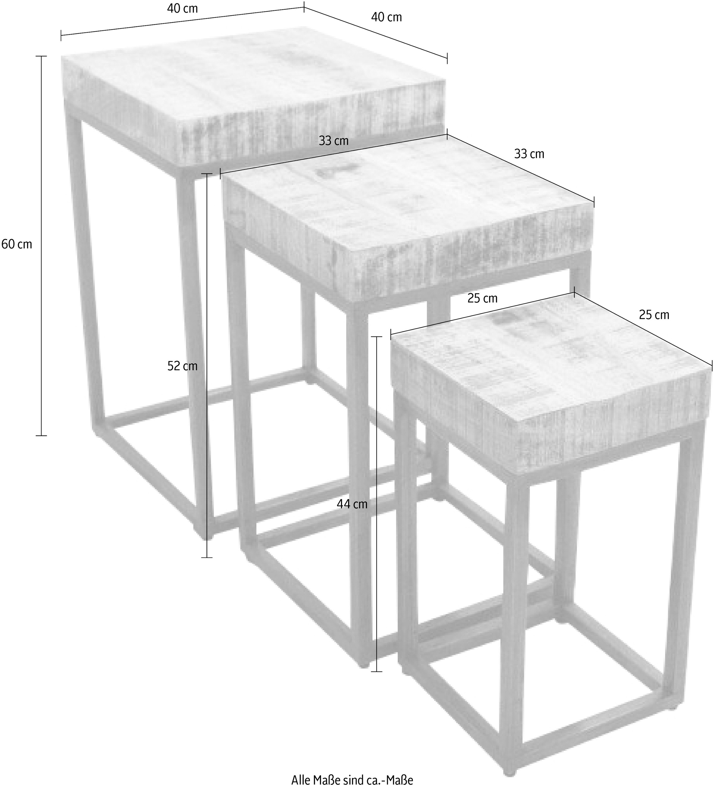 Thumbnail - Paroli Beistelltisch 3 Stk. tlg.