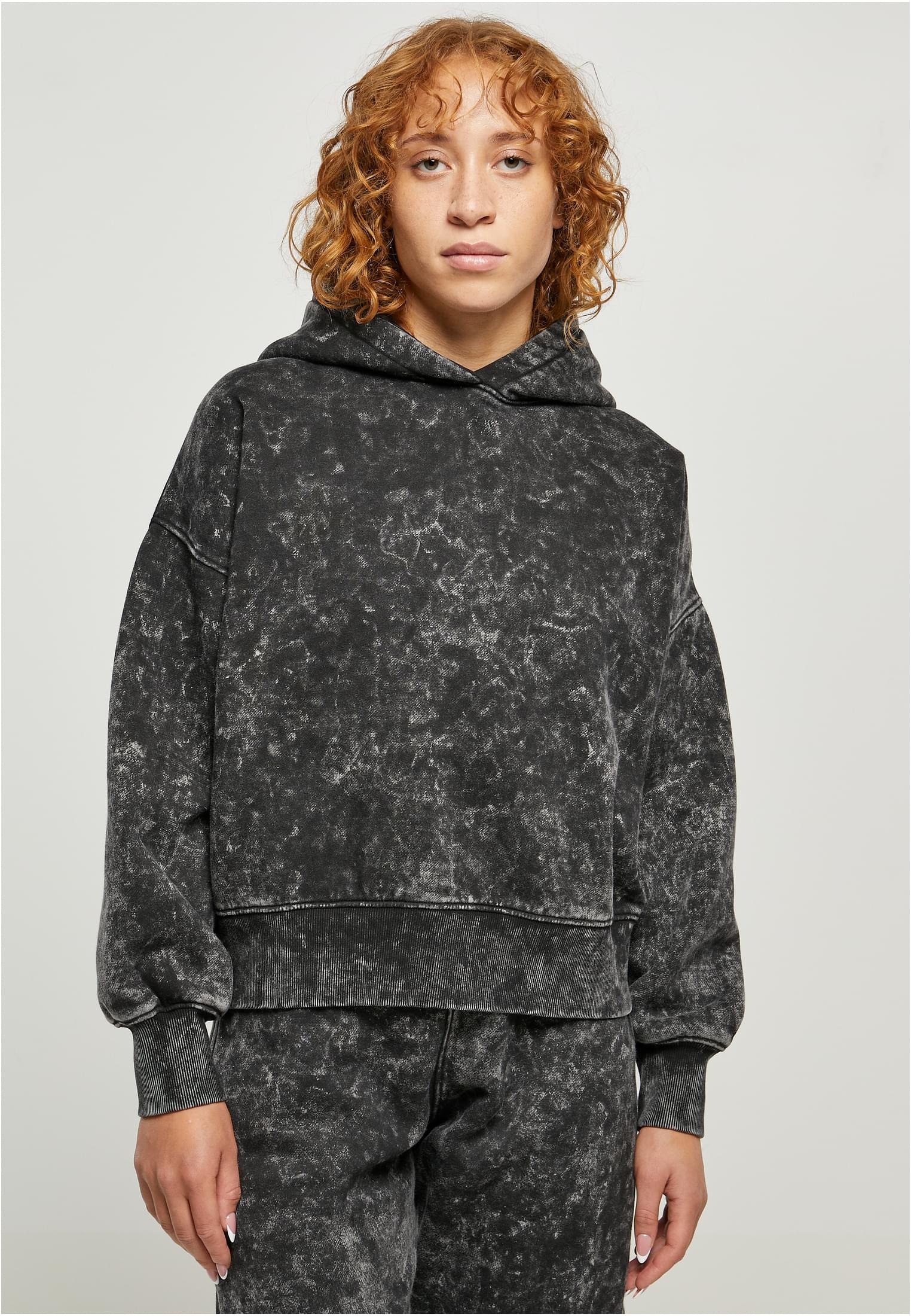 URBAN CLASSICS Kapuzenpullover "Urban Classics Damen Ladies Oversized Towel Washed Hoody"