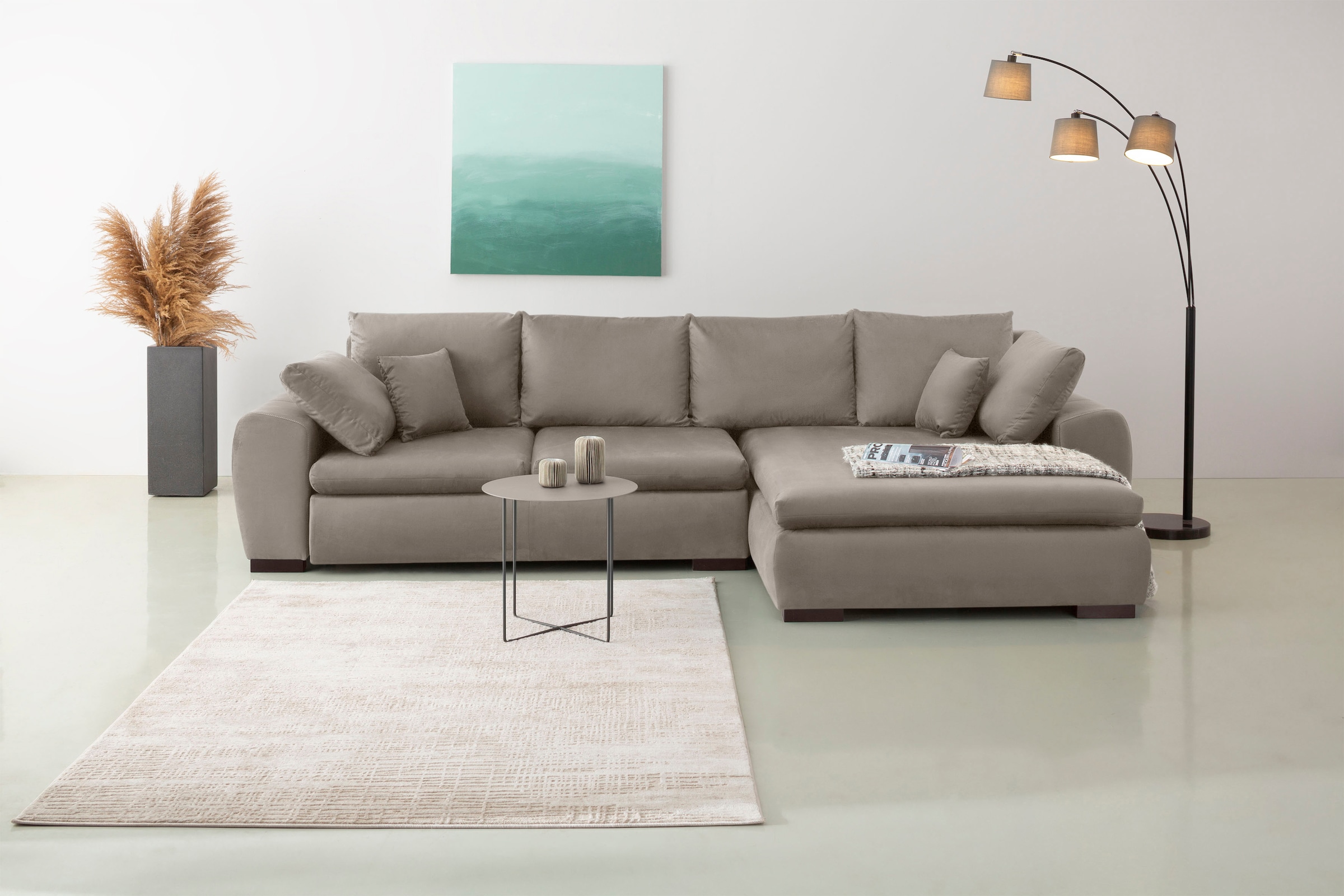 Home affaire Ecksofa "Cara Mia L-Form, B: 325 cm - OTTO. Verlässliche Quali günstig online kaufen