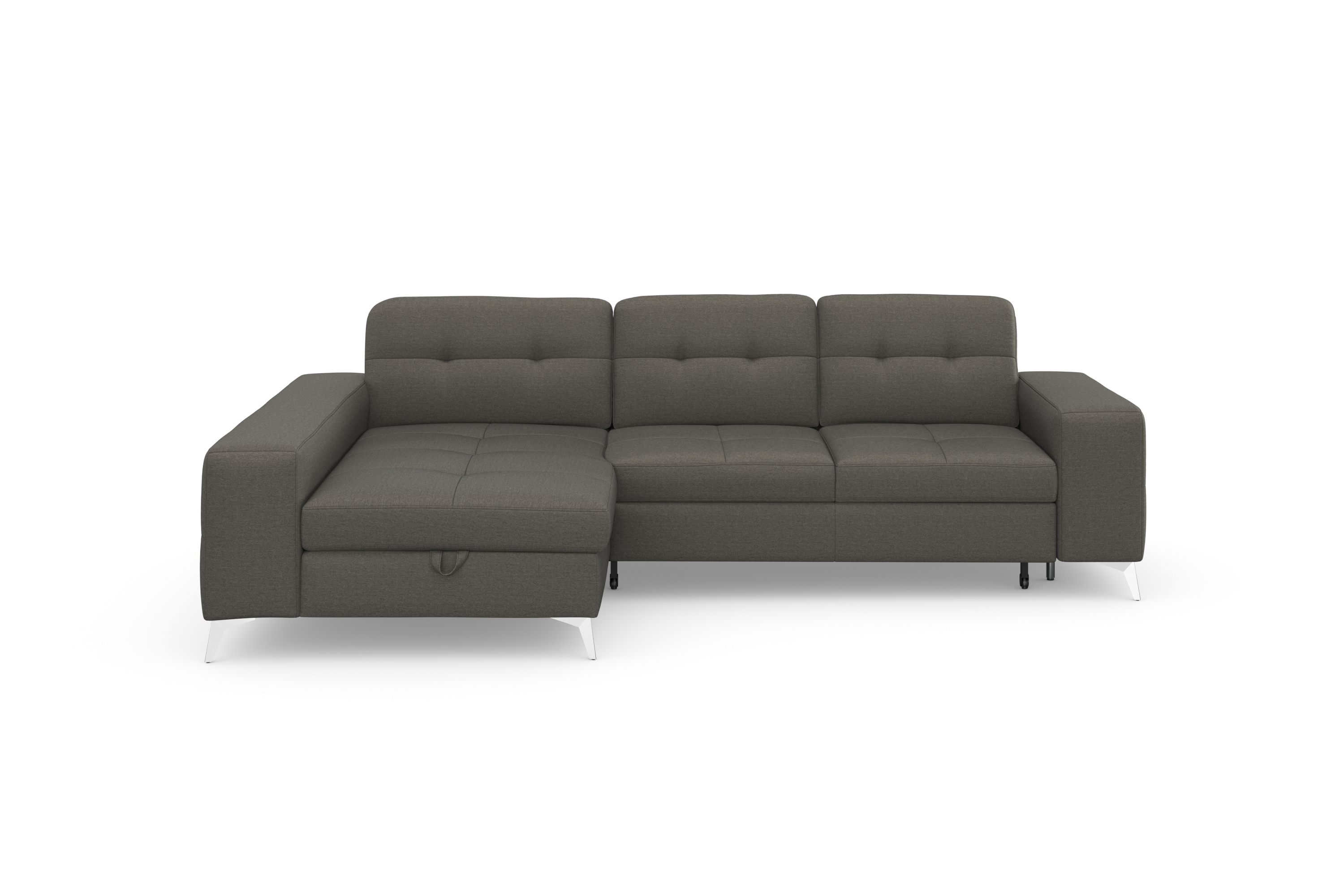 sit&more Ecksofa "Baviene L-Form" inklusive Sitztiefenverstellung & Federkern, optional Schlaffunktion