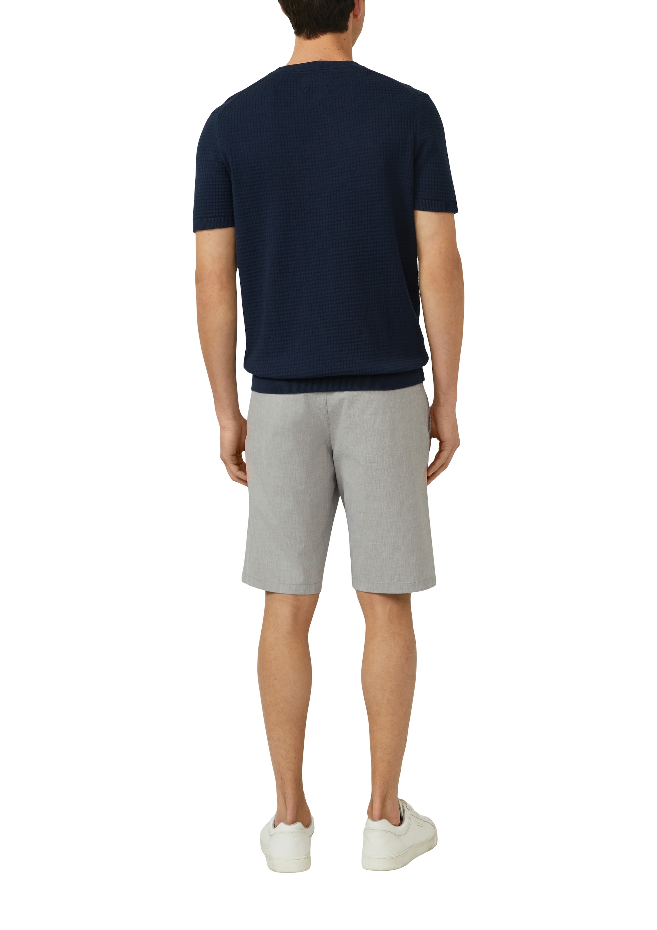 s.Oliver T-Shirt mit Leinen Anteil