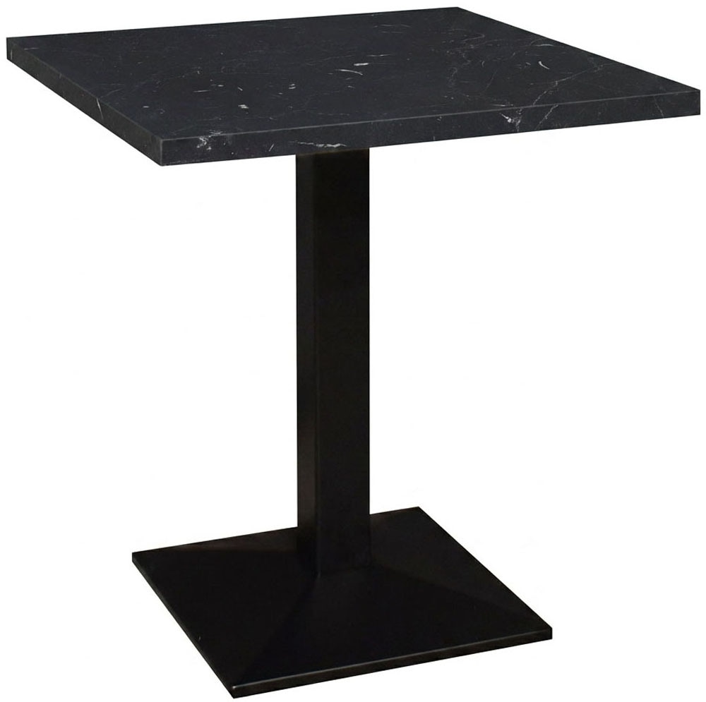 Mäusbacher "Big Bistro Metall" Quadrat-Säulengestell, eckige Platte BHT 70x75x70 cm