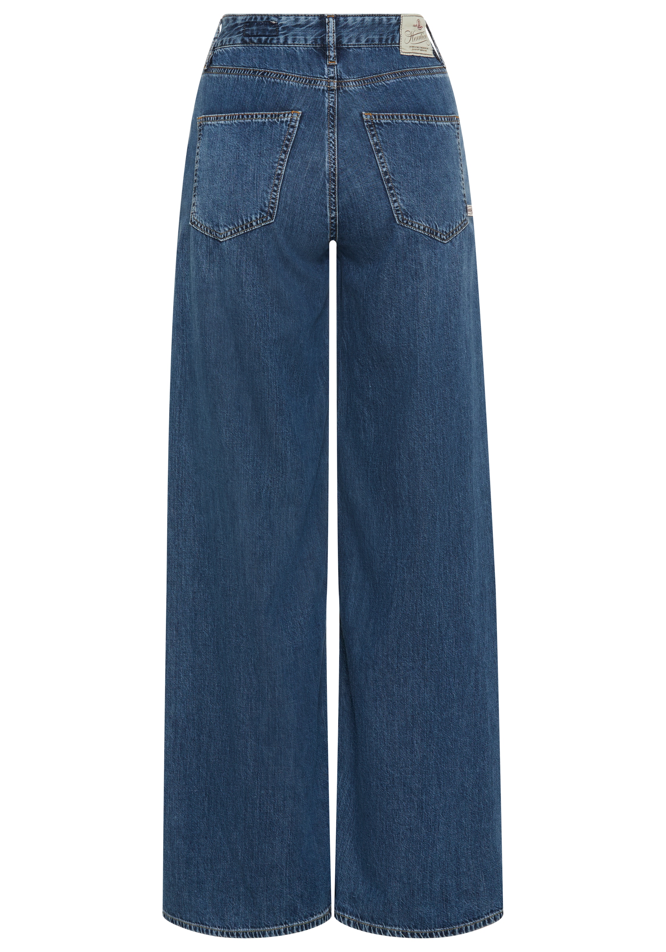 Herrlicher 5-Pocket-Jeans »Mäze Flared Denim Light« mit asymmetrischem Bund