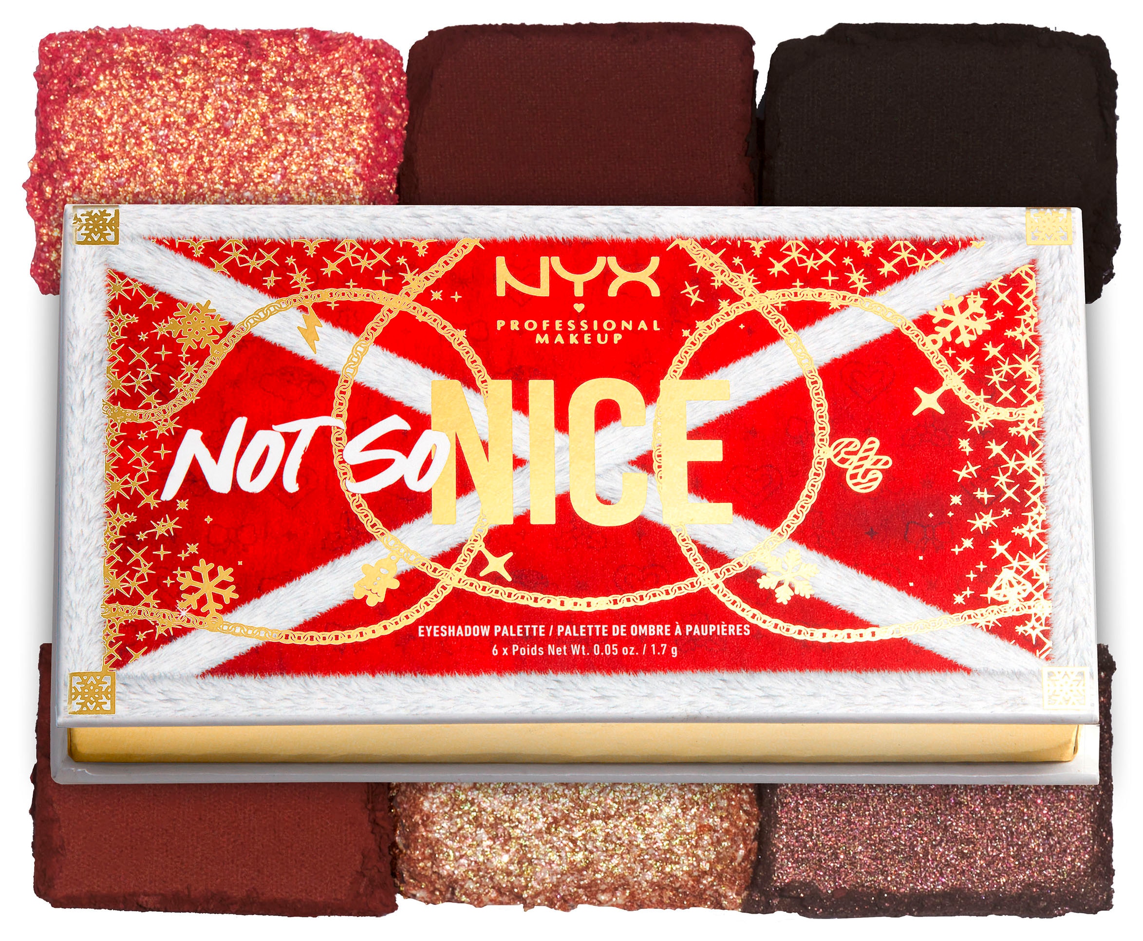 NYX Lidschatten-Palette »Professional Makeup X-Mas Eyeshadow Palette«, mit cremiger Textur