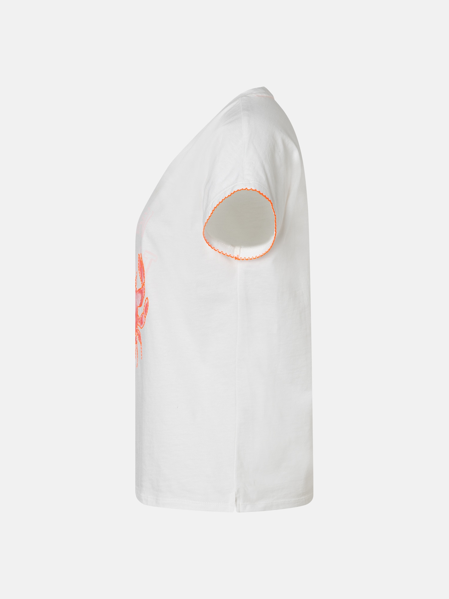 Lieblingsstück Kurzarmshirt »CrabiL« mit Kontrastdetails, Frontprint