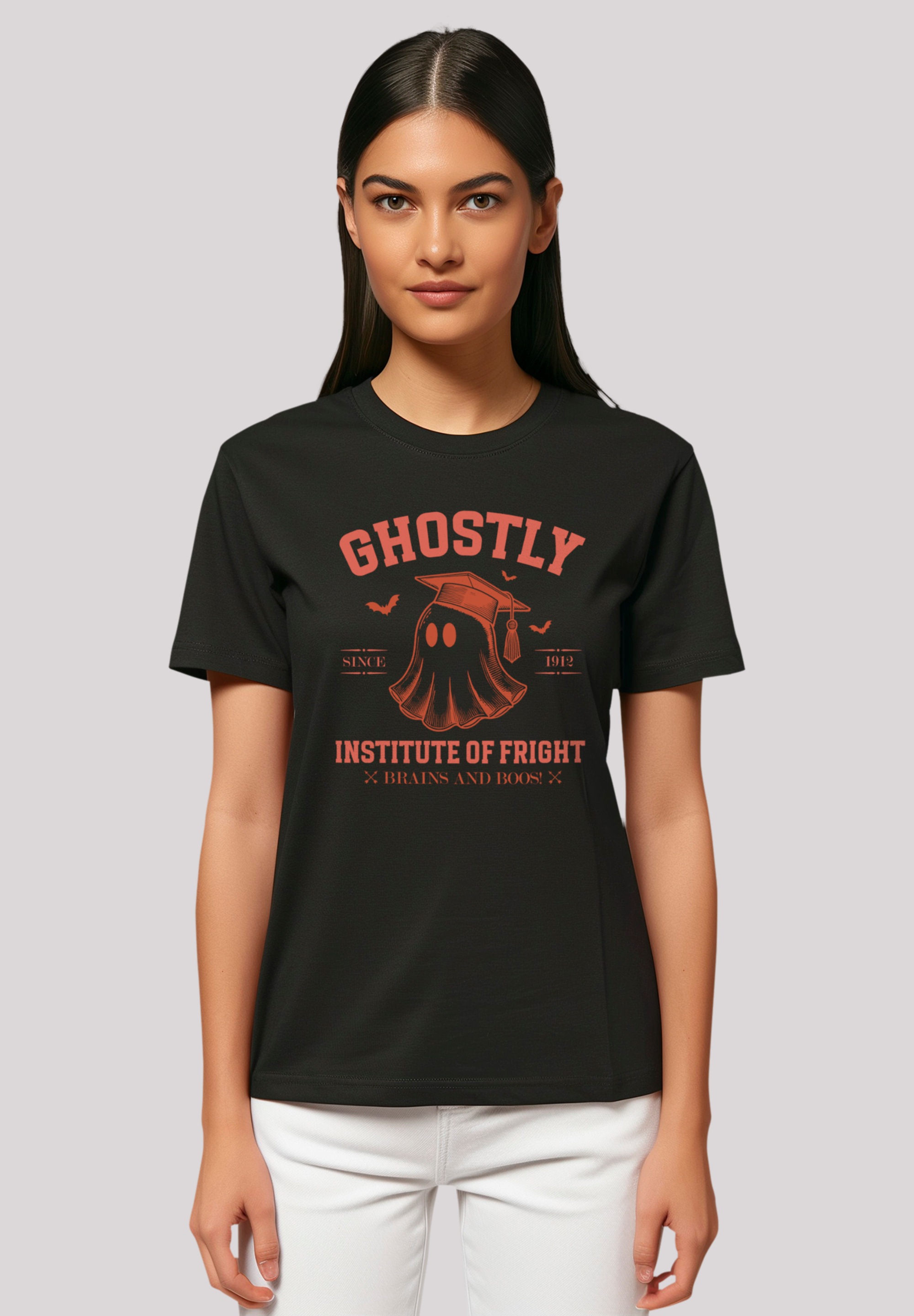 F4NT4STIC Marškinėliai »Halloween University Gho...