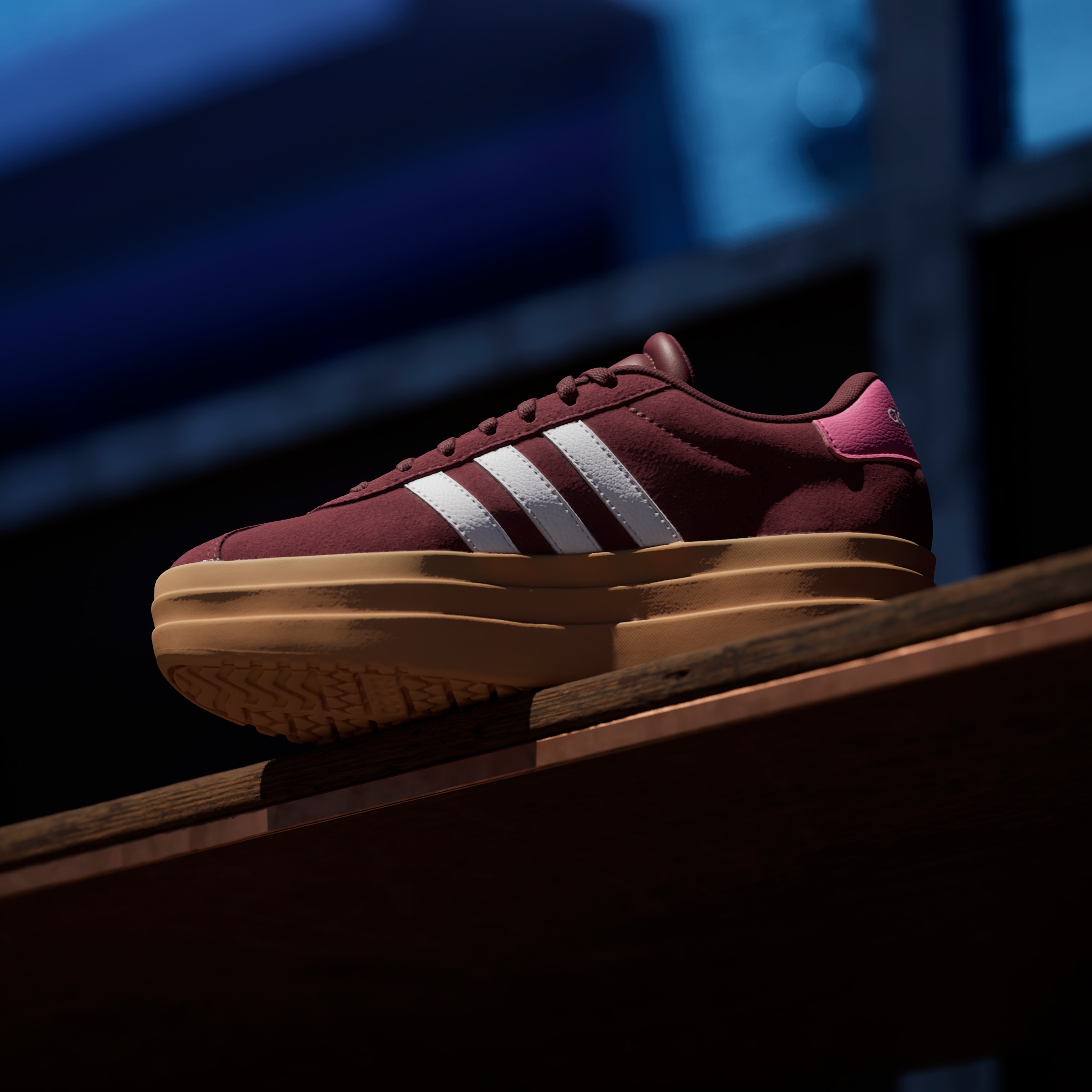 adidas Sportswear Sneaker »VL COURT BOLD LIFESTYLE KIDS«, Design auf den Spuren des adidas Gazelle Bold