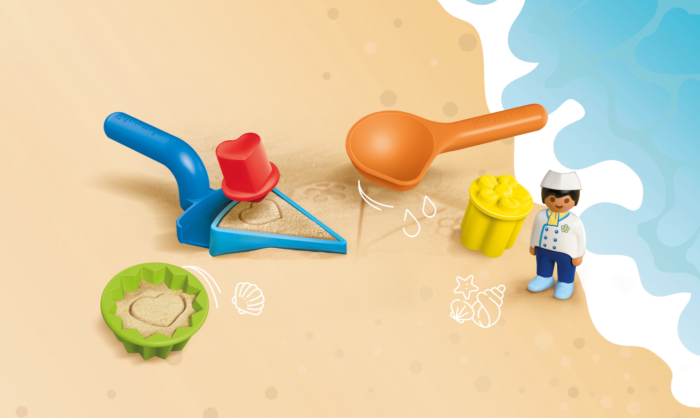 Playmobil® Konstruktions-Spielset »Sand-Bäckerei (72005), Junior Sand« Made in Europe