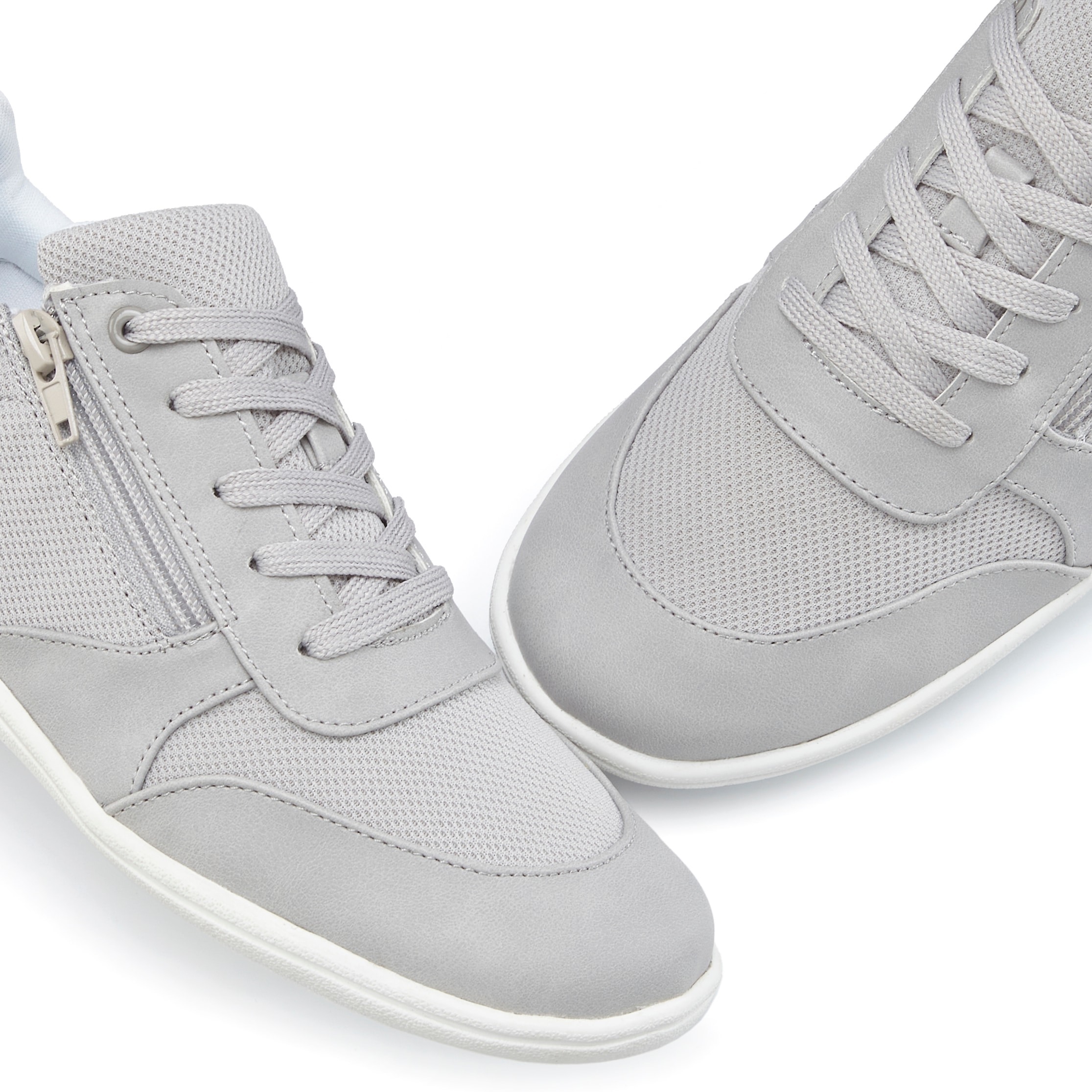Vivance Sneaker »Schnürhalbschuh, Freizeitschuh,«, mit Reißverschluss, ultraleicht VEGAN