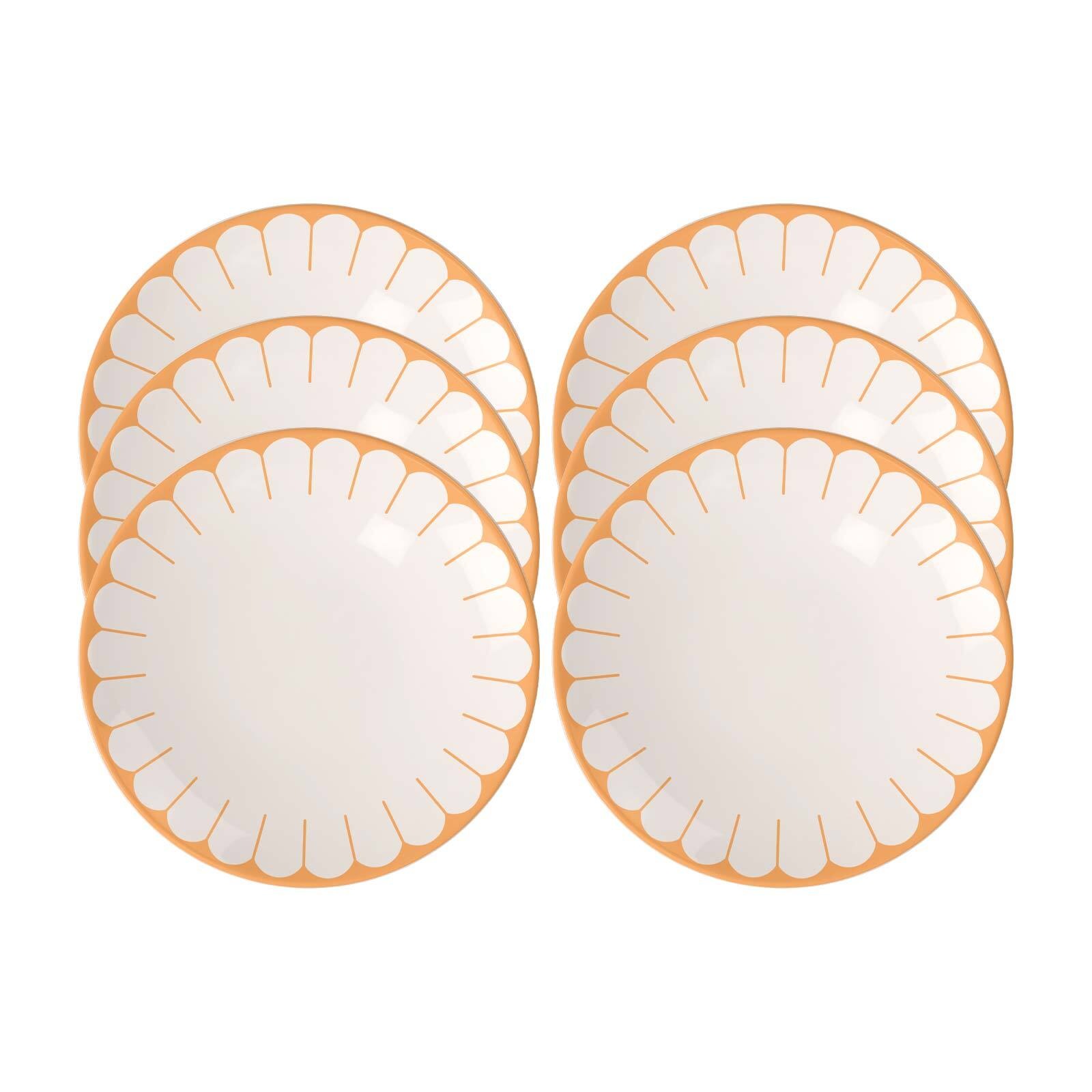 Villeroy & Boch Frühstücksteller "Frühstücksteller Fleur Couleur ø 21,2 cm 6er Set"