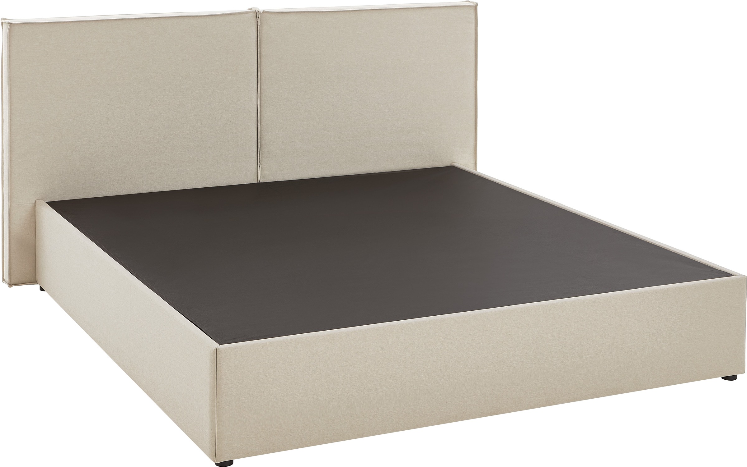 ATLANTIC home collection Boxbett »NIKITA«, bodentiefes Bett, wahlweise mit Matratze und Topper