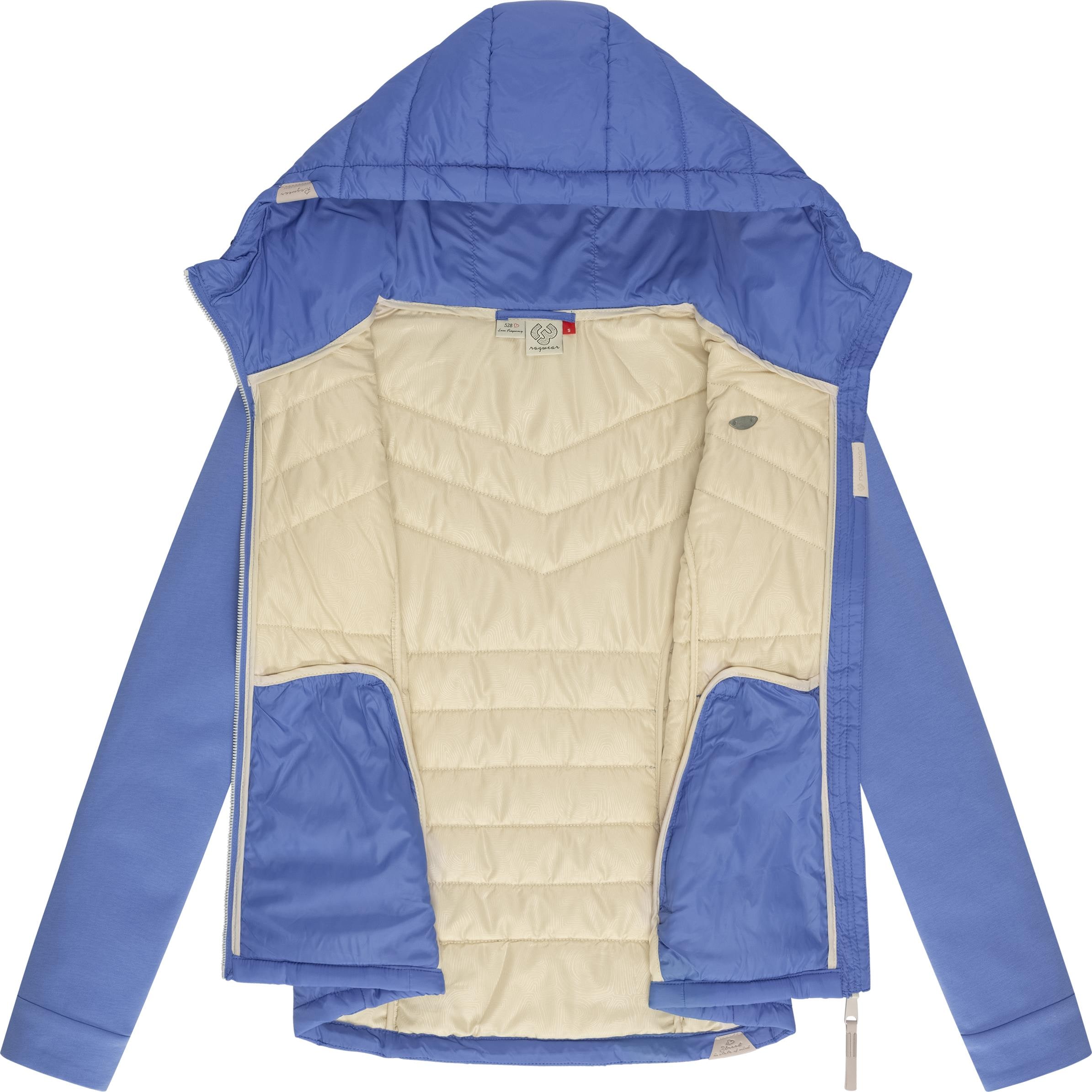 Ragwear Outdoorjacke »Lucinda«, mit Kapuze, Steppjacke aus modernem Materialmix mit Kapuze