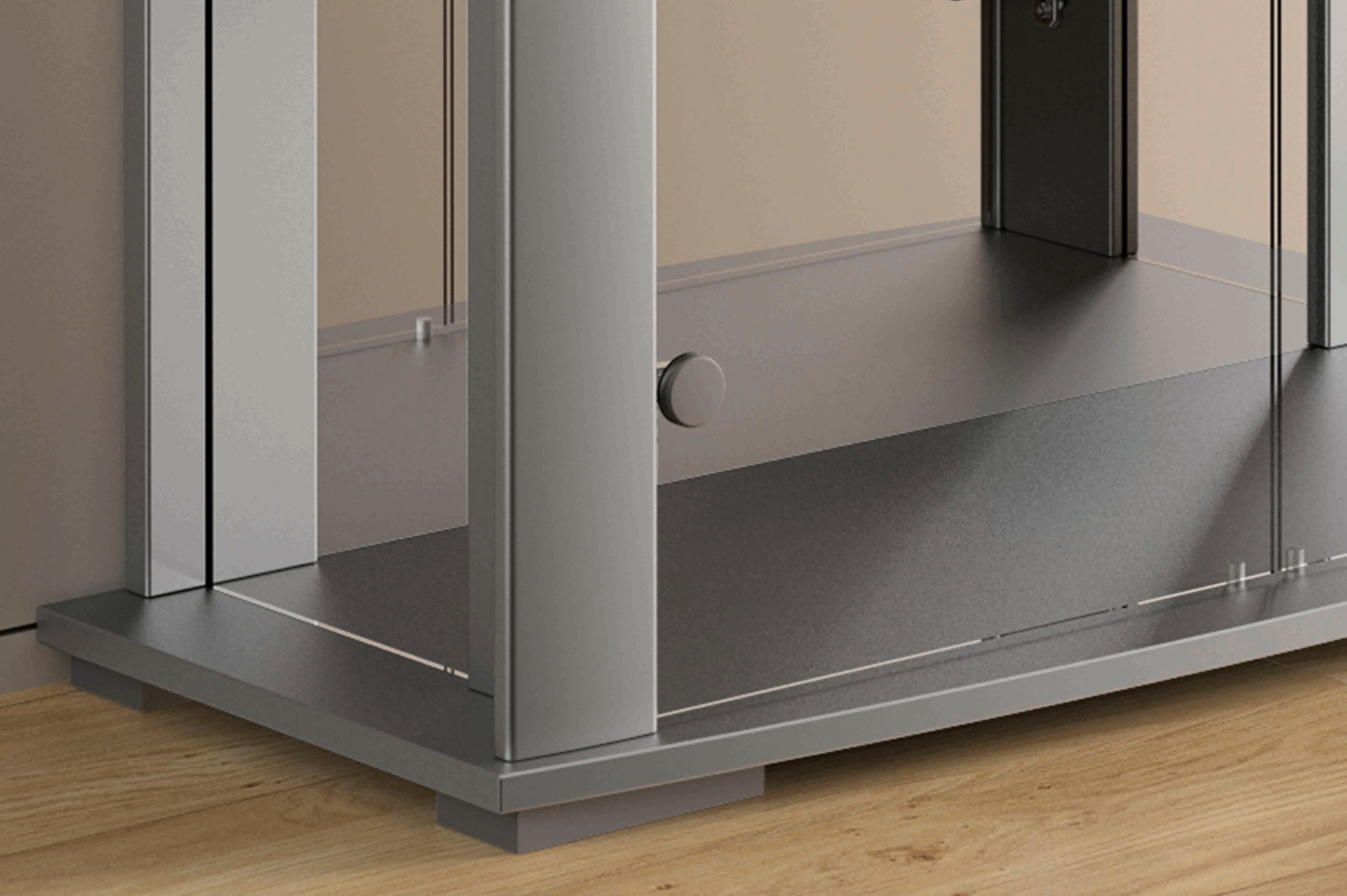 fif möbel Vitrine »STELLA«, Standvitrine/Glasvitrine 2x Glastür,perfekt für Sammler,Sammlervitrine