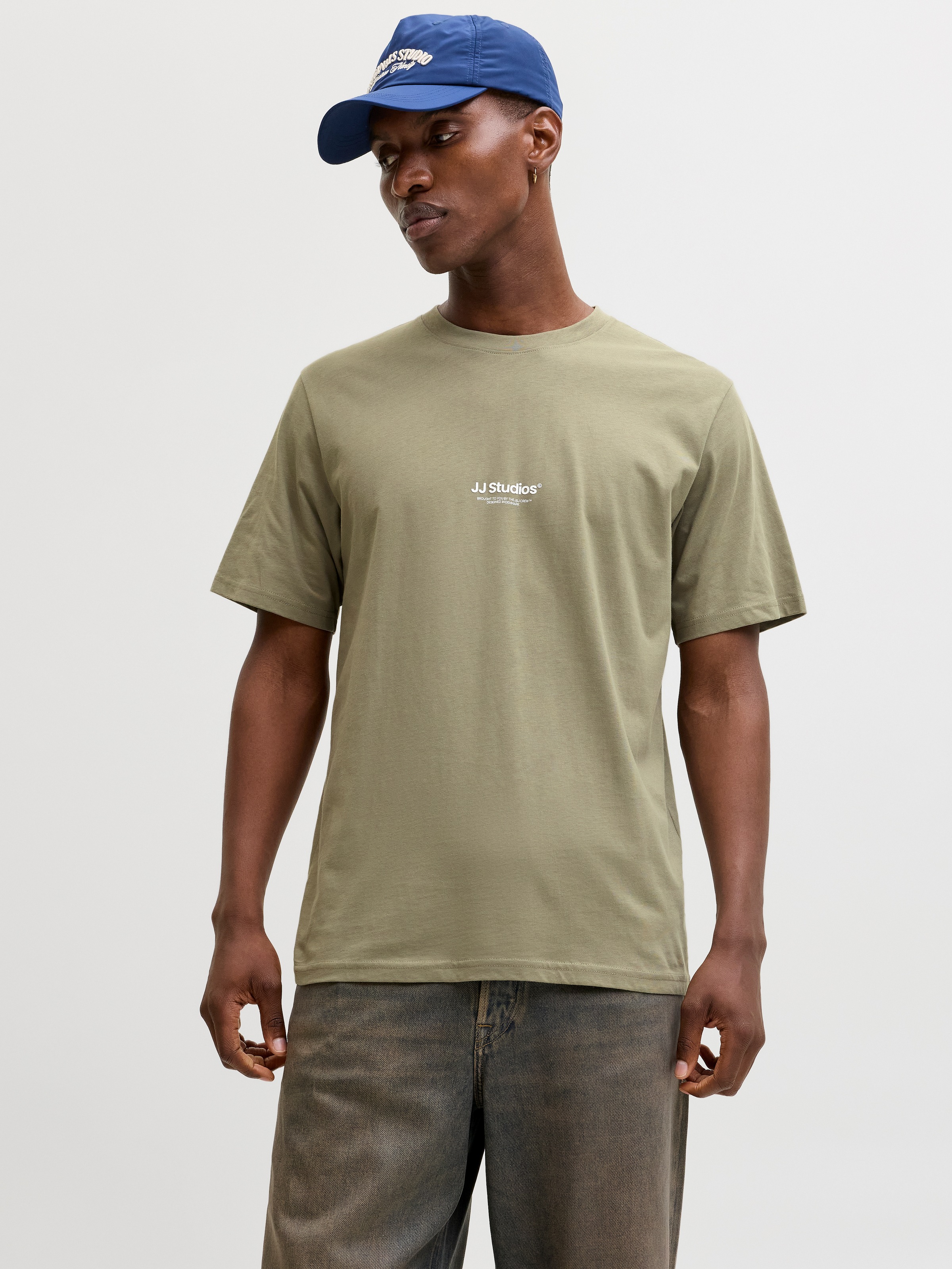 Jack & Jones T-Shirt "JJESOHO TEE SS CREW NECK NOOS" Baumwolle, relaxed fit günstig online kaufen