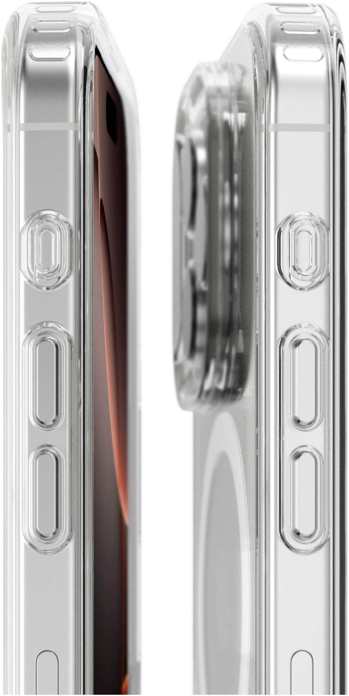VONMÄHLEN Smartphone-Hülle »iPhone 16 Pro Max, Transparent Case - Schutzhülle,White«