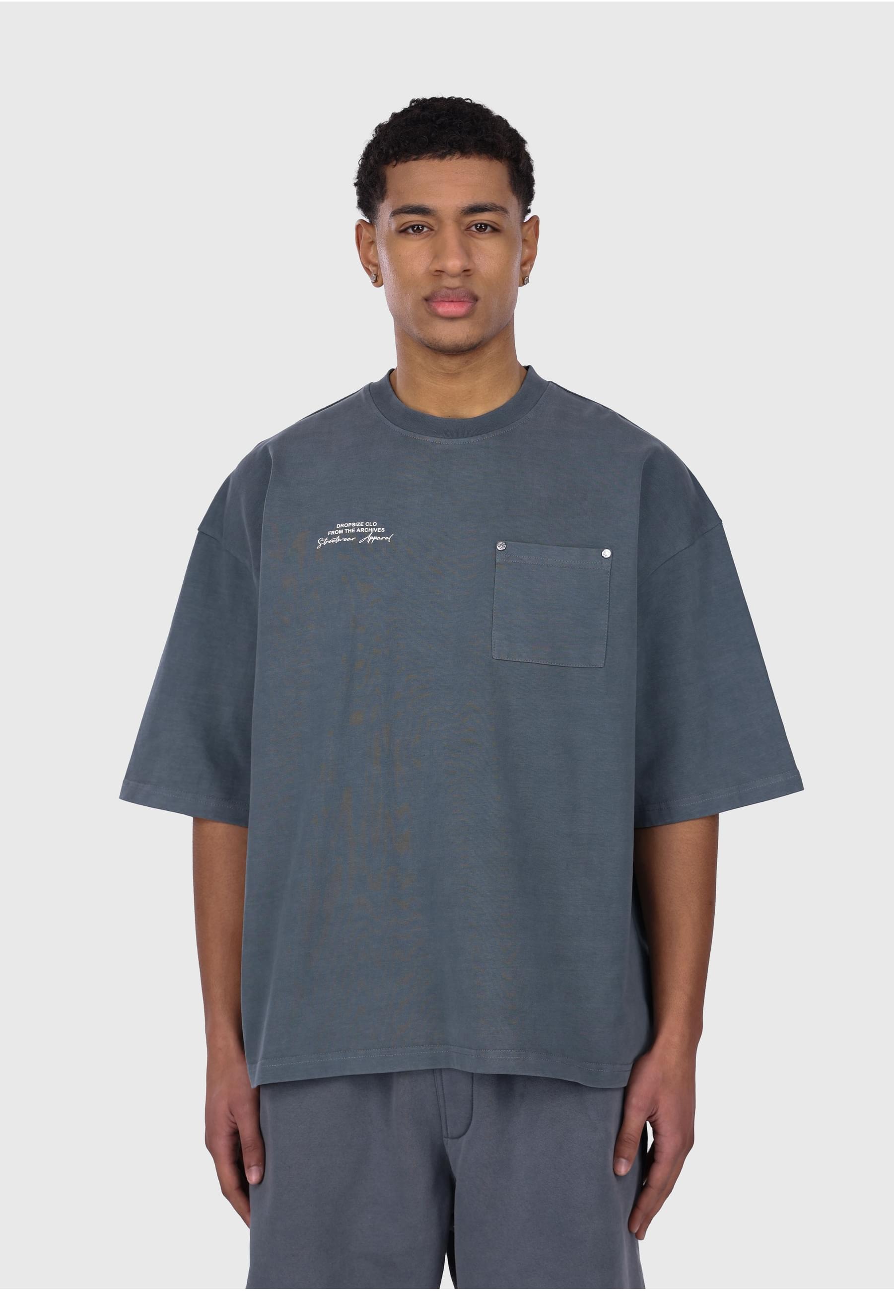 Dropsize T-Shirt »Dropsize HEAVY OVERSIZE POCKET T-SHIRT«, 1 Stk.
