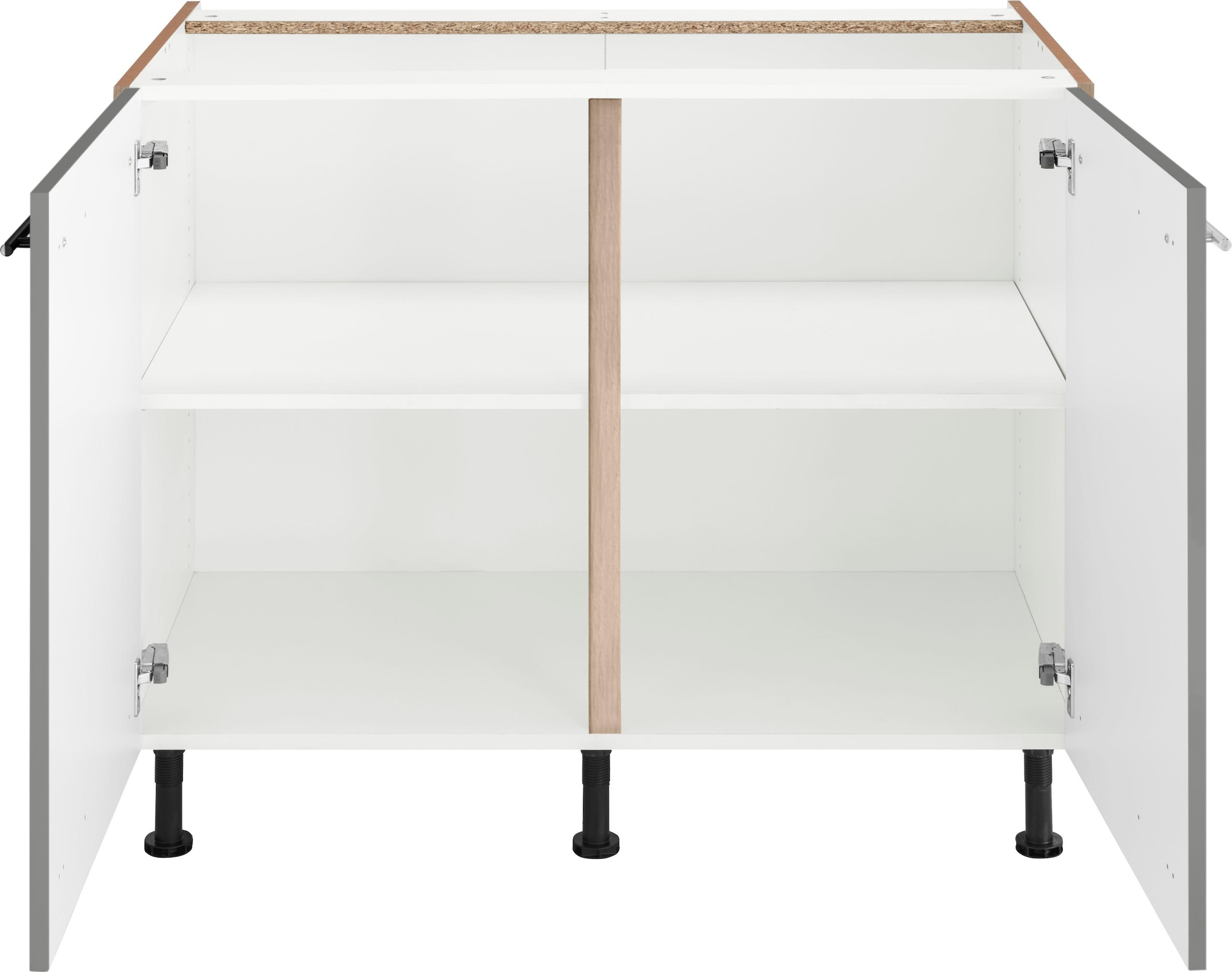 OPTIFIT Unterschrank »Bern« 100 cm breit, mit 2 Türen, mit höhenverstellbaren Füßen