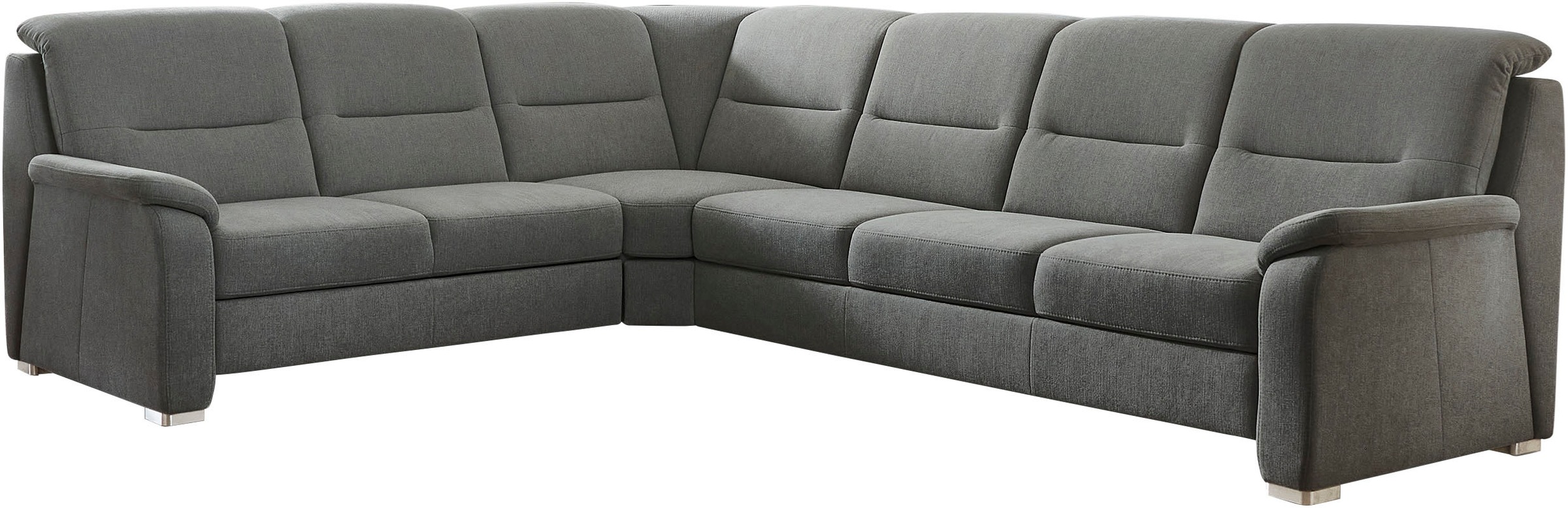 Die PlanBar Ecksofa "PP-HS10002" wahlweise mit Kopfteilverstellung, Bettfun günstig online kaufen