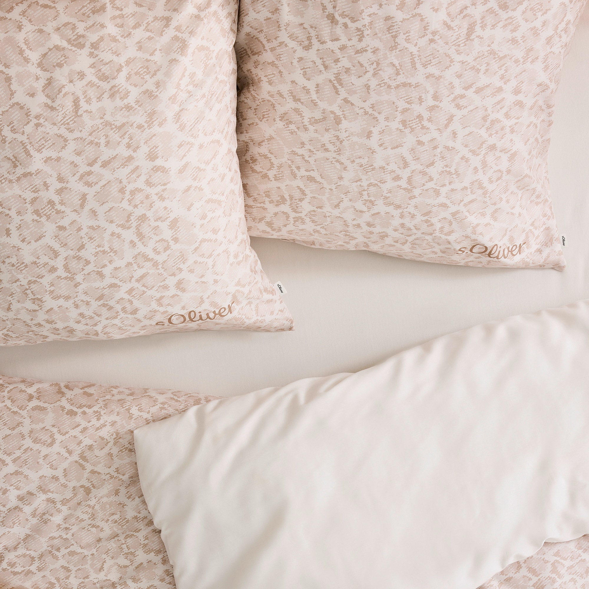 Thumbnail - s.Oliver Bettwäsche "Satinbettwäsche s.Oliver" 2 Stk. tlg. im modernen Leo-Look