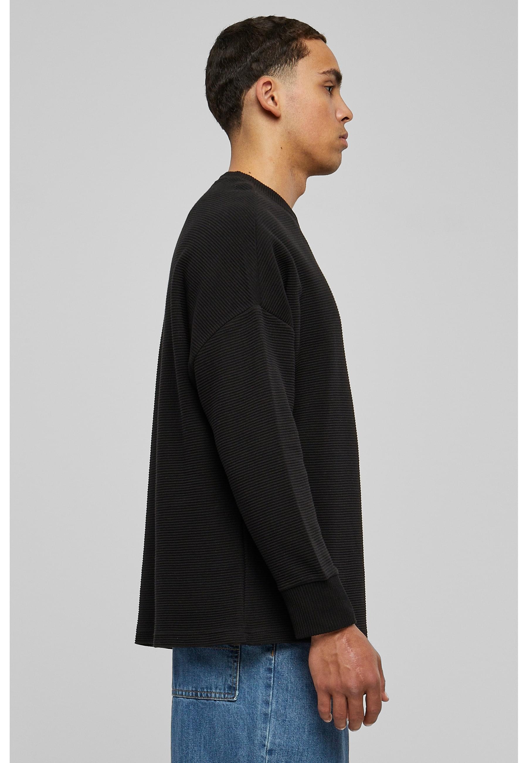 URBAN CLASSICS Rundhalspullover »Urban Classics Herren Cut On Sleeve Naps Interlock Crew«, (1 tlg.)