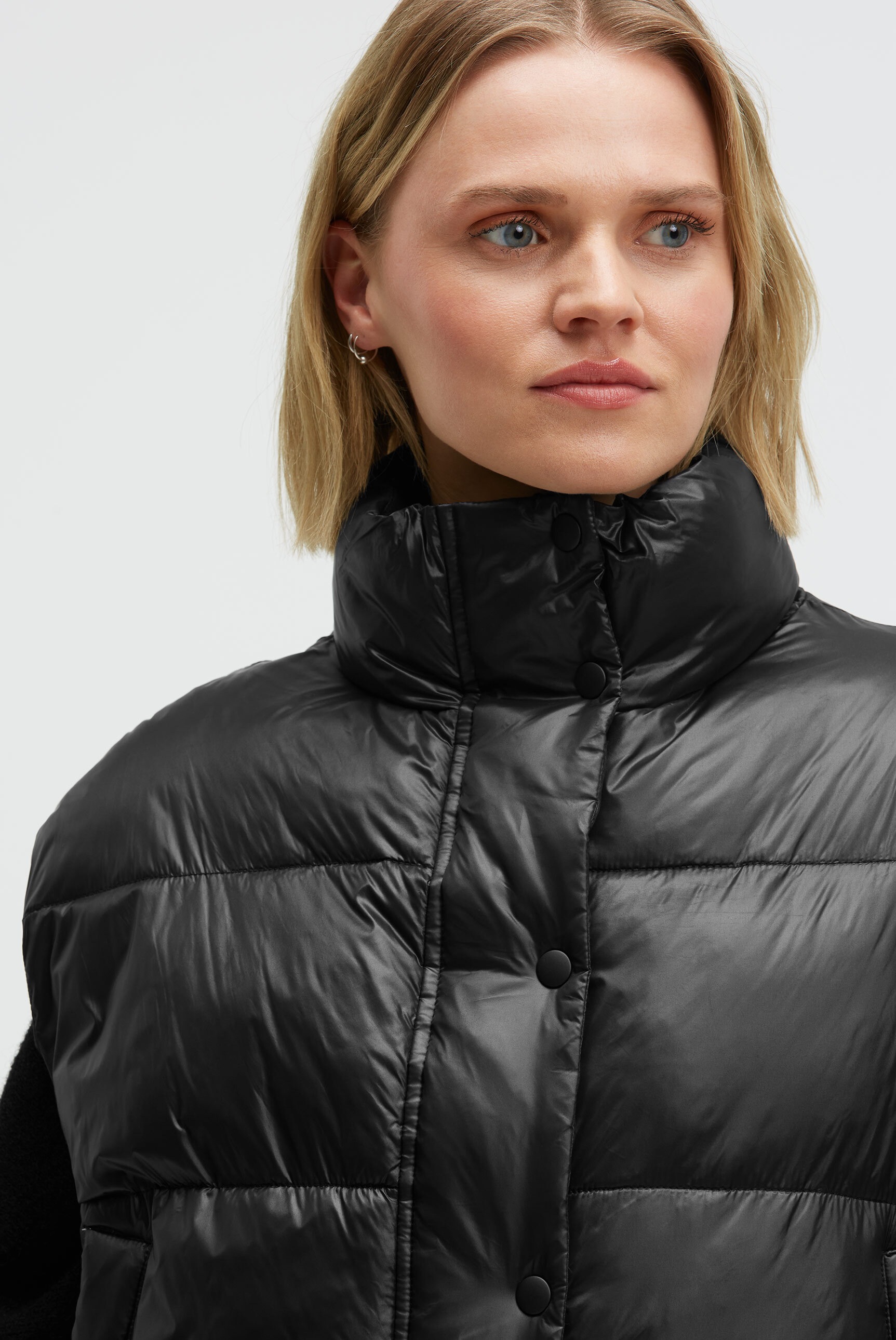 SENSES.THE LABEL Steppweste mit elastischem Saumabschluss