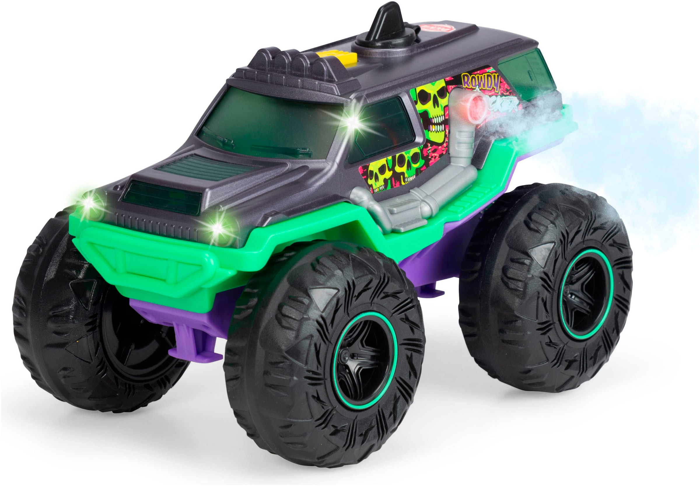 Dickie Toys Spielzeug-Monstertruck »Rowdy Rocker« mit Licht-, Sound- und Dampf-Effekten
