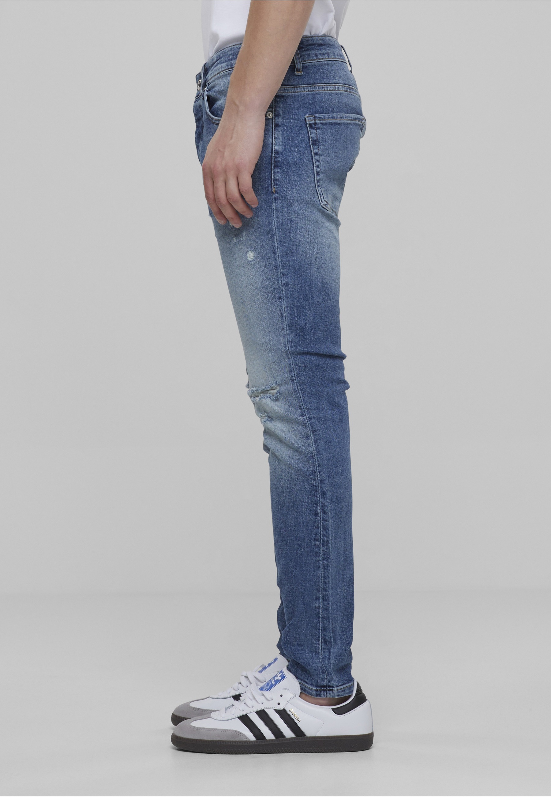 2Y Premium Bequeme Jeans »2Y Premium Herren 2Y Skinny Fit Destroyed Jeans«