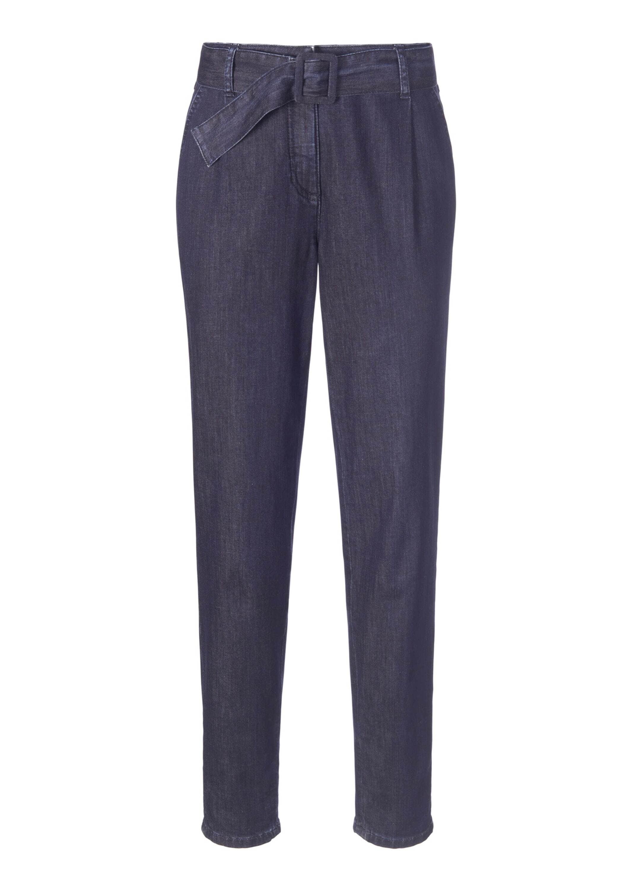 MADELEINE Regular-fit-Jeans "Jeans Bundfalten-Hose mit konischem Bein"