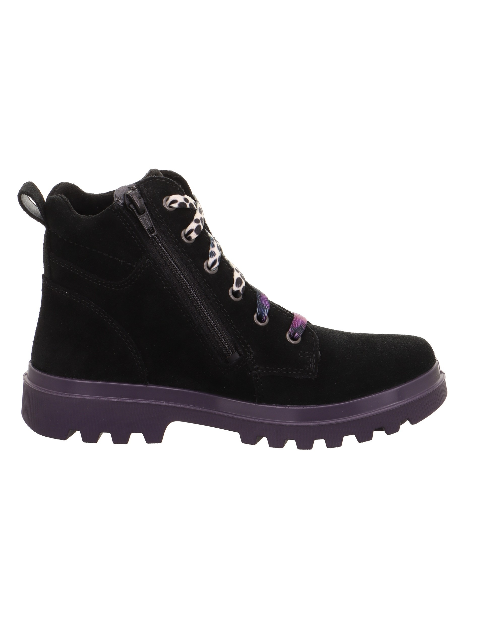 Superfit Schnürstiefelette »ABBY NOVA, WMS: mittel«  Schnürboots mit Reißverschluss, Größenschablone zum Download