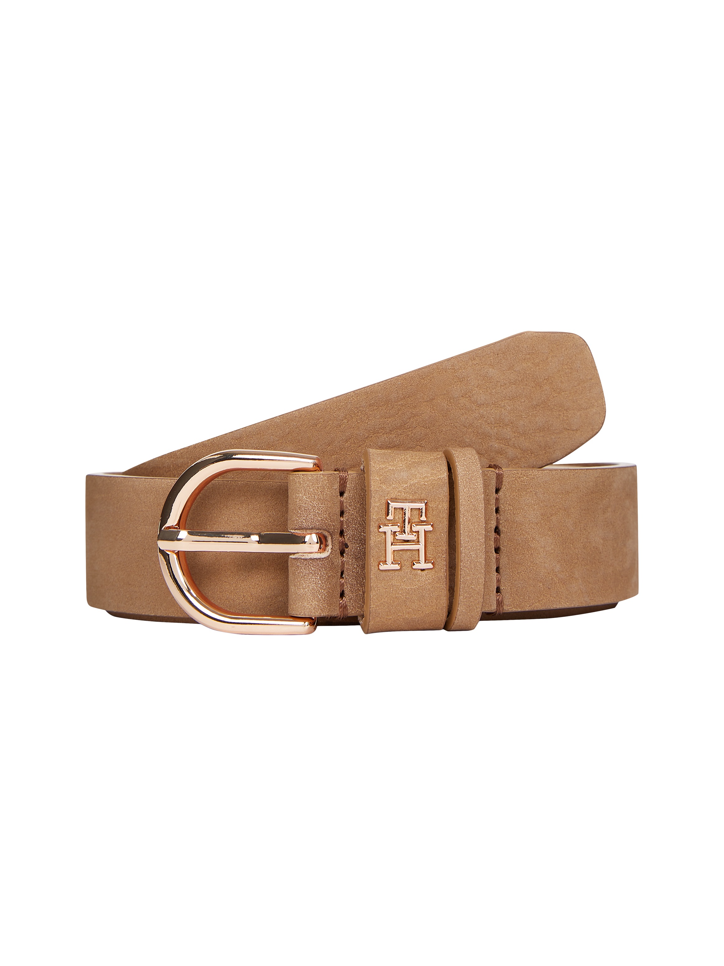 Tommy Hilfiger Ledergürtel "ESSENTIAL EFFORTLESS 2.5 cm breit NUBUCK" Logoe günstig online kaufen