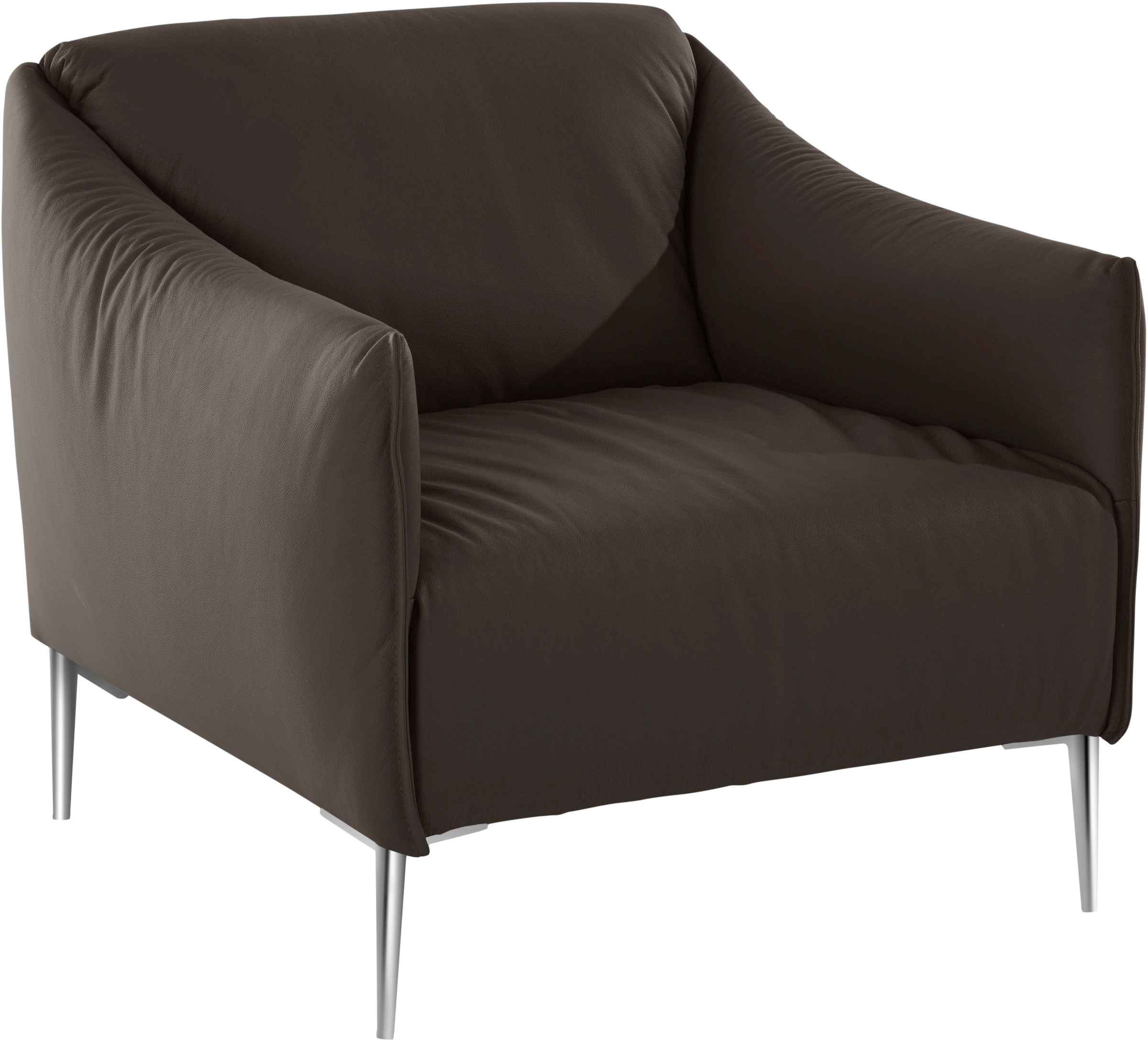 W.SCHILLIG Cocktailsessel »sally«, mit Metallfüßen in Chrom glänzend
