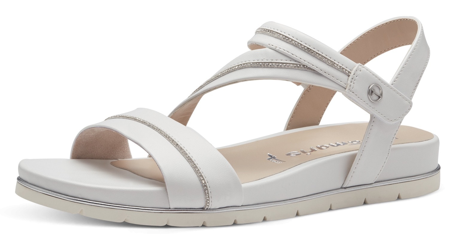 Tamaris Keilsandalette, Keilabsatz, Sommerschuh, Sandalette, mit verstellbaren Riemchen