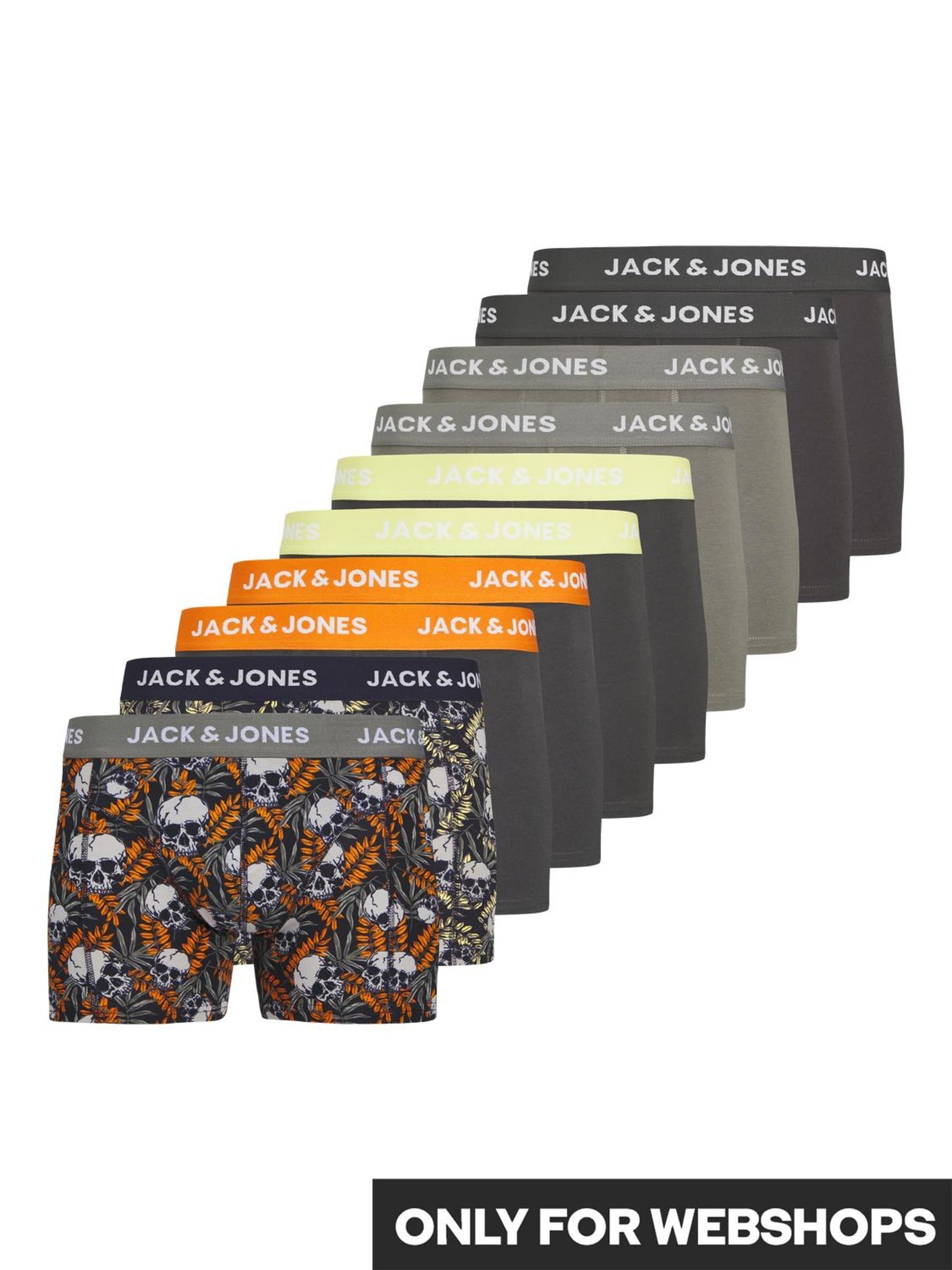 Jack & Jones Trunk "JACHUGO SKULLS TRUNKS 10 PACK", (Packung, 10 St.)