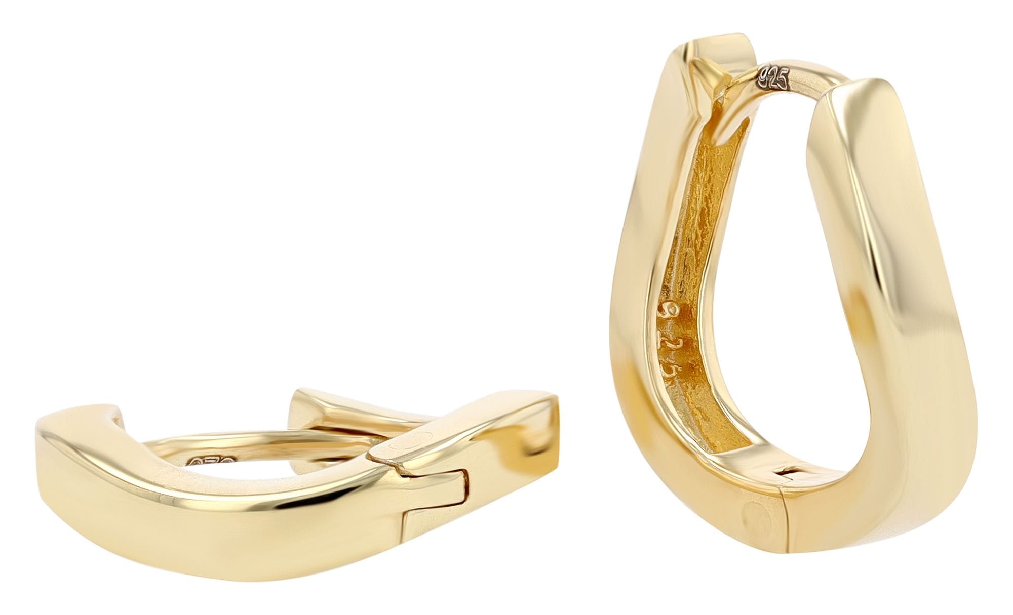 Adelia´s Paar Creolen "Ohrringe – Creole aus 925 Silber" Ideal als Geschenk zum Valentinstag