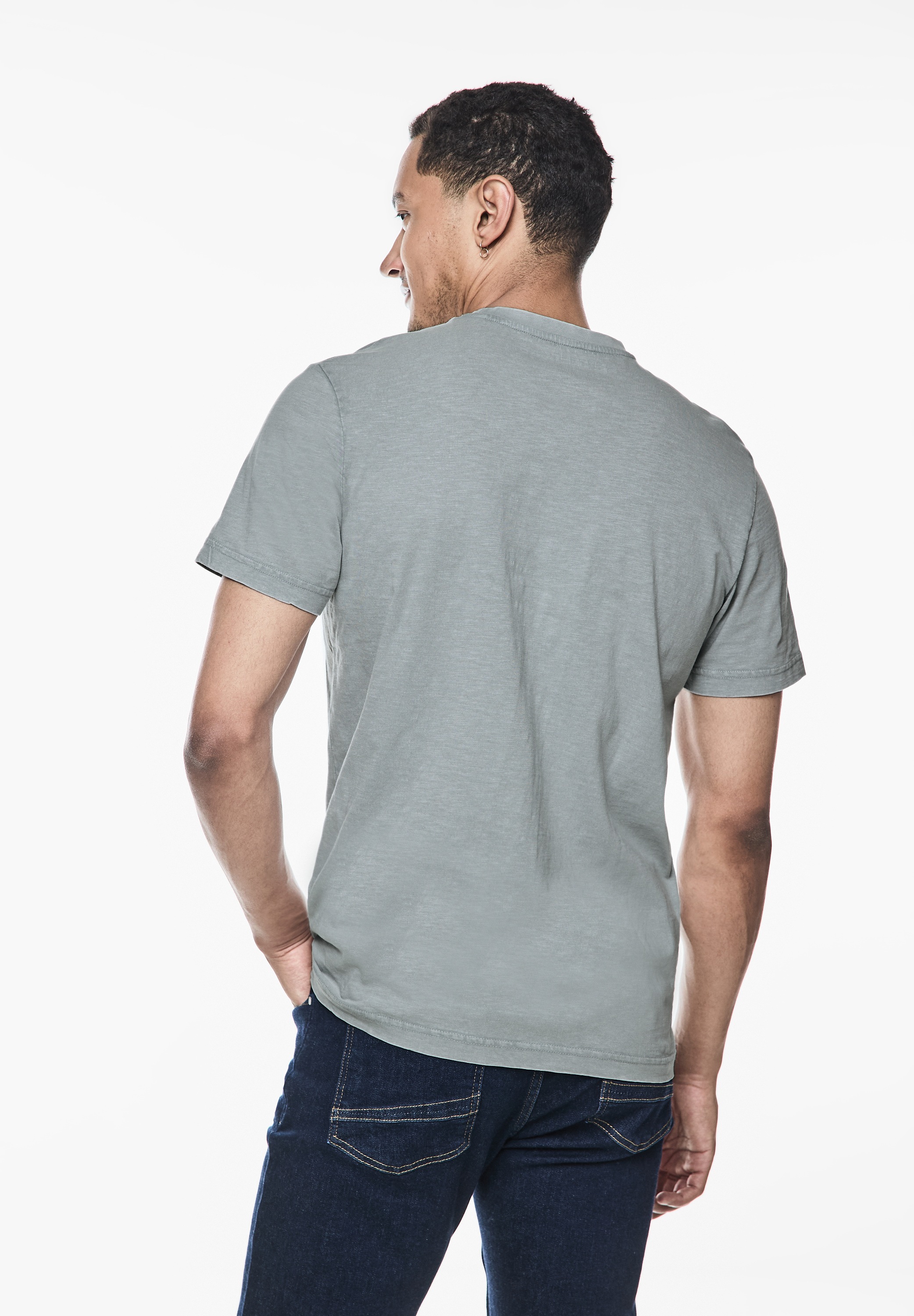 STREET ONE MEN T-Shirt, mit Brusttasche