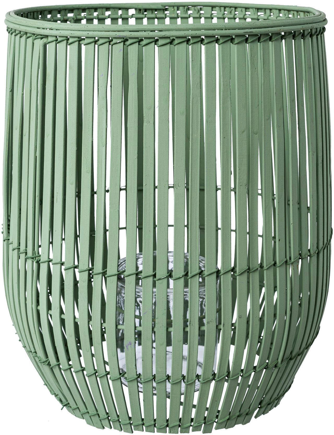 Creativ home Windlicht "Kerzenhalter Bambus" Höhe ca. 30 cm