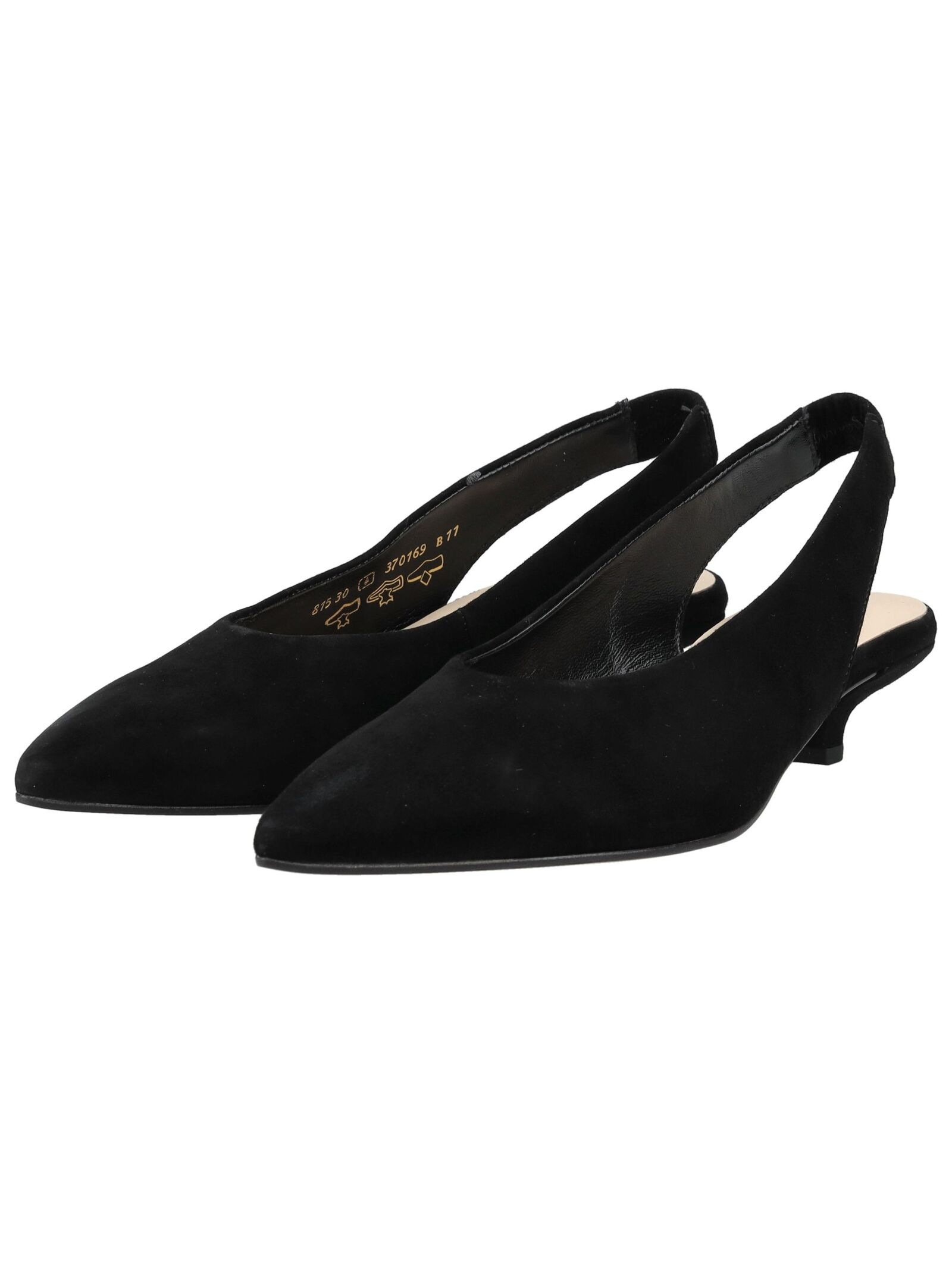 Slingpumps GABOR "Slingpumps", Damen, Gr. 40, schwarz, Schuhe Slingpumps 3
