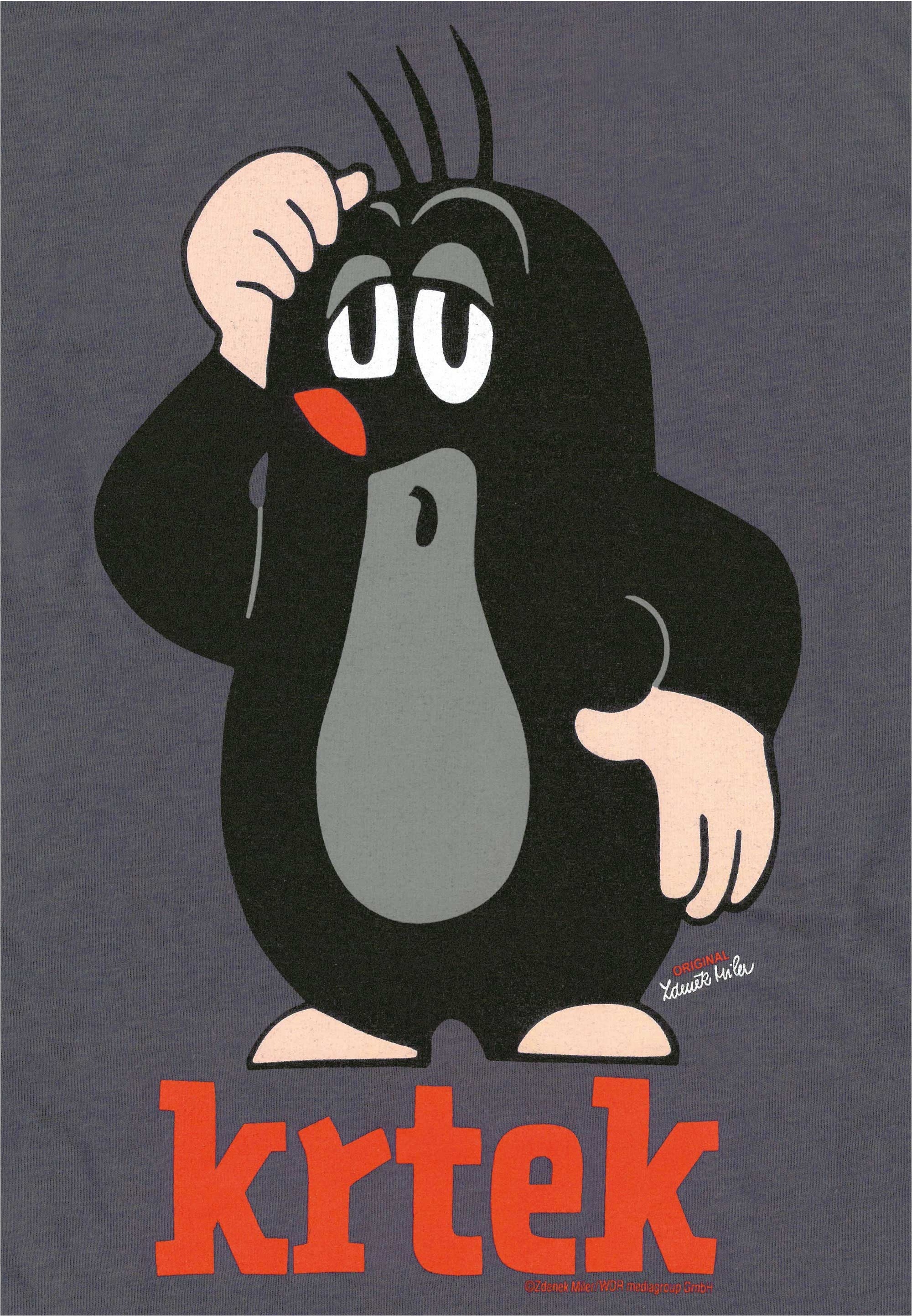 LOGOSHIRT T-Shirt »Der kleine Maulwurf Krtek«, mit coolem Der kleine Maulwurf-Print